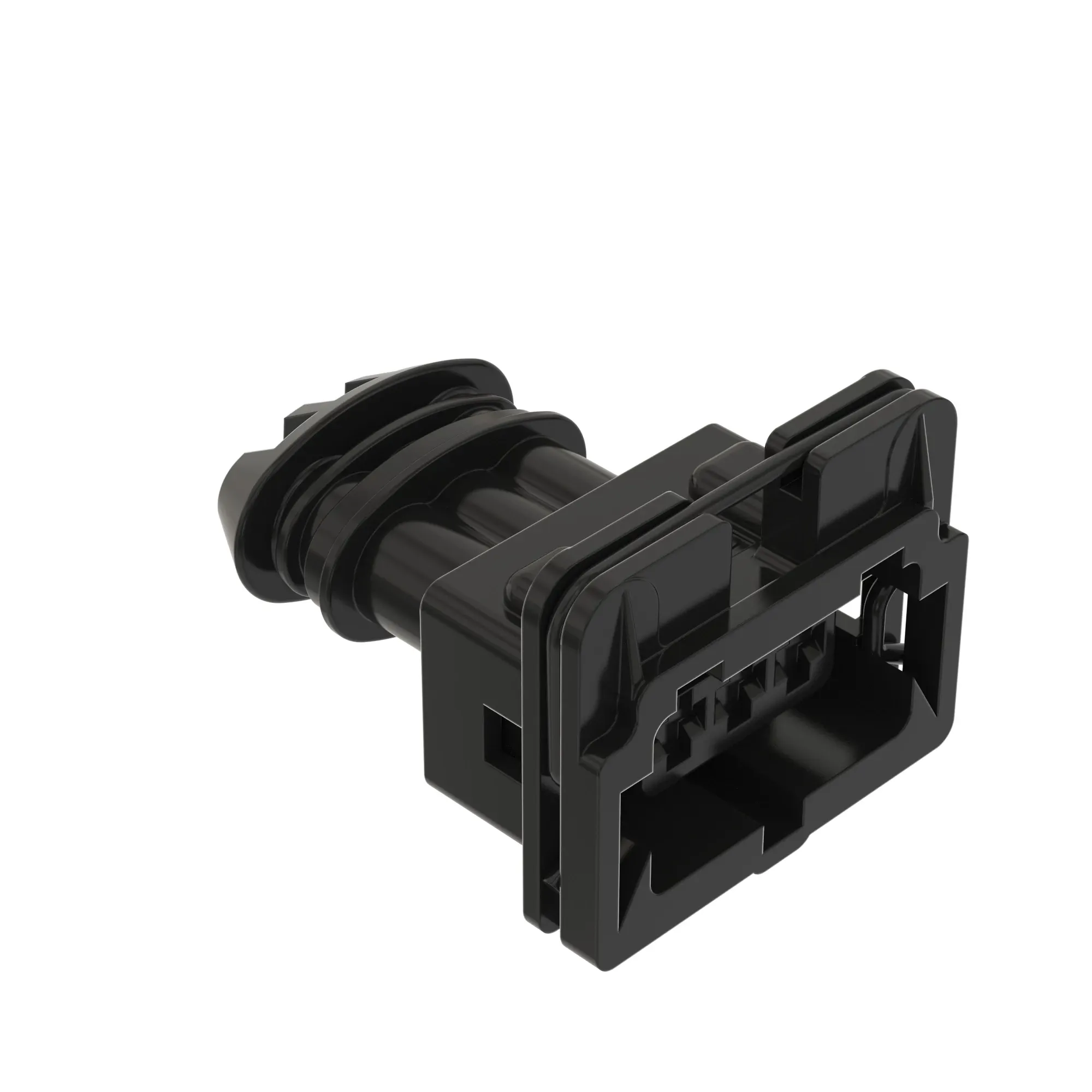John Deere Black External Electrical Connector Housing - 57M11884