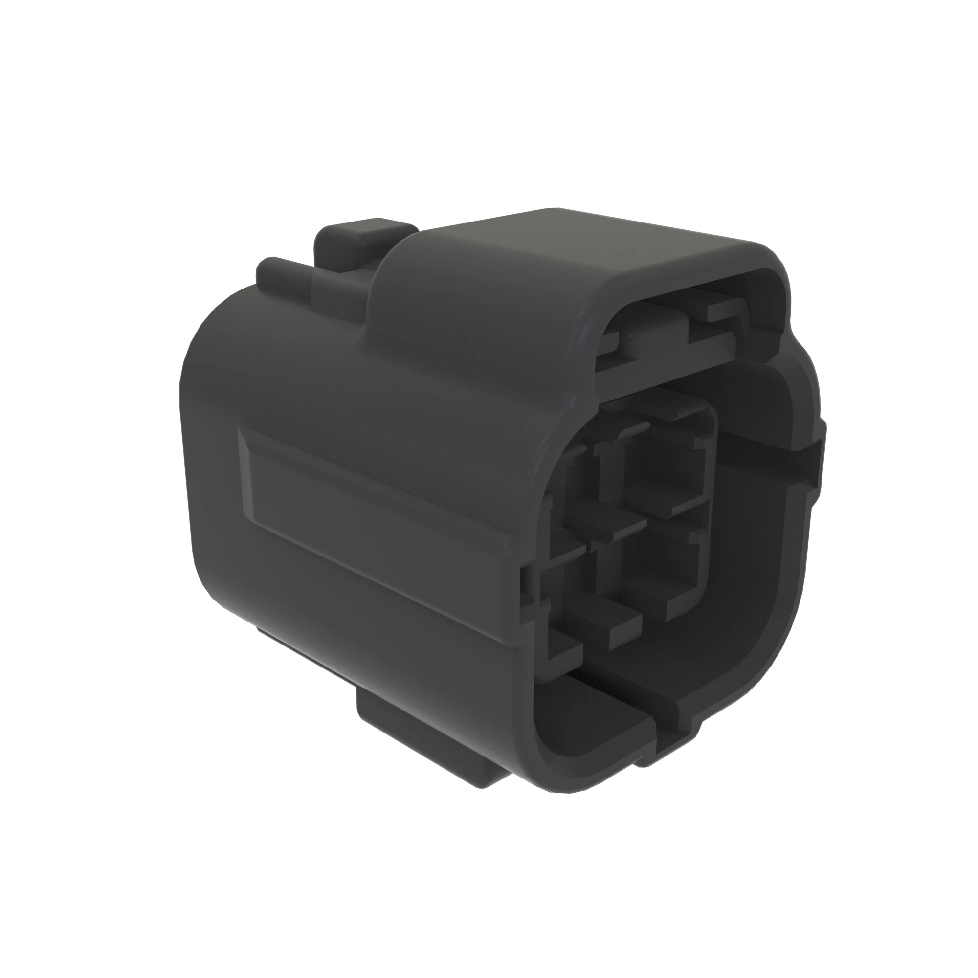 CONN TYCO ESEALJ 6W FS BLK PLSTC