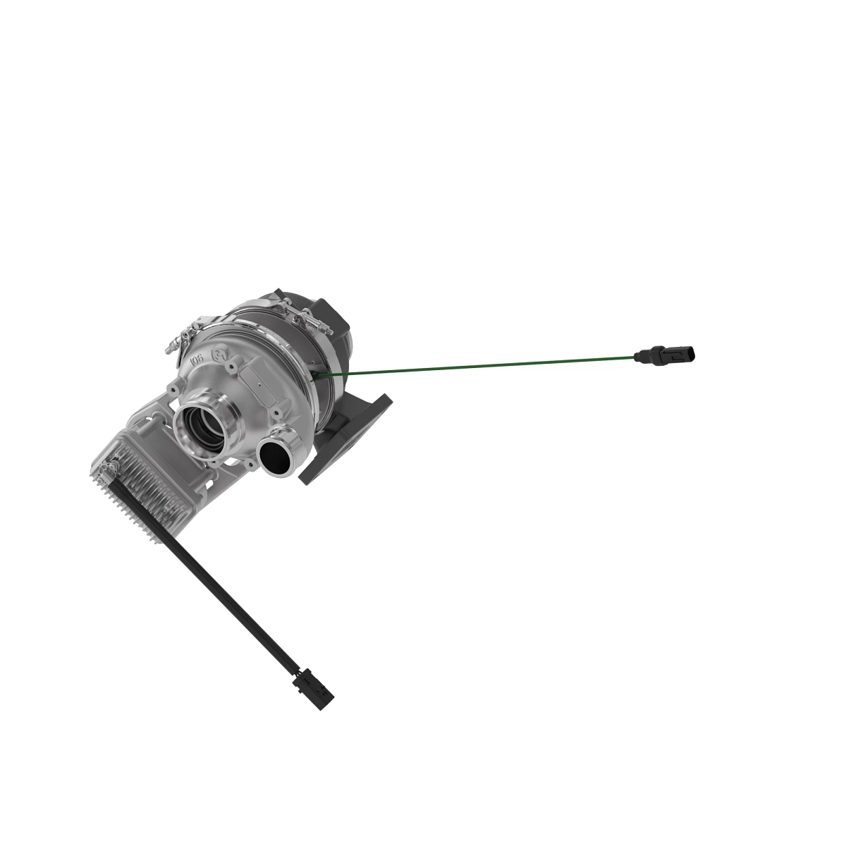 John Deere Reman REMAN High Actuator Turbocharger, 12 Volts - SE502450