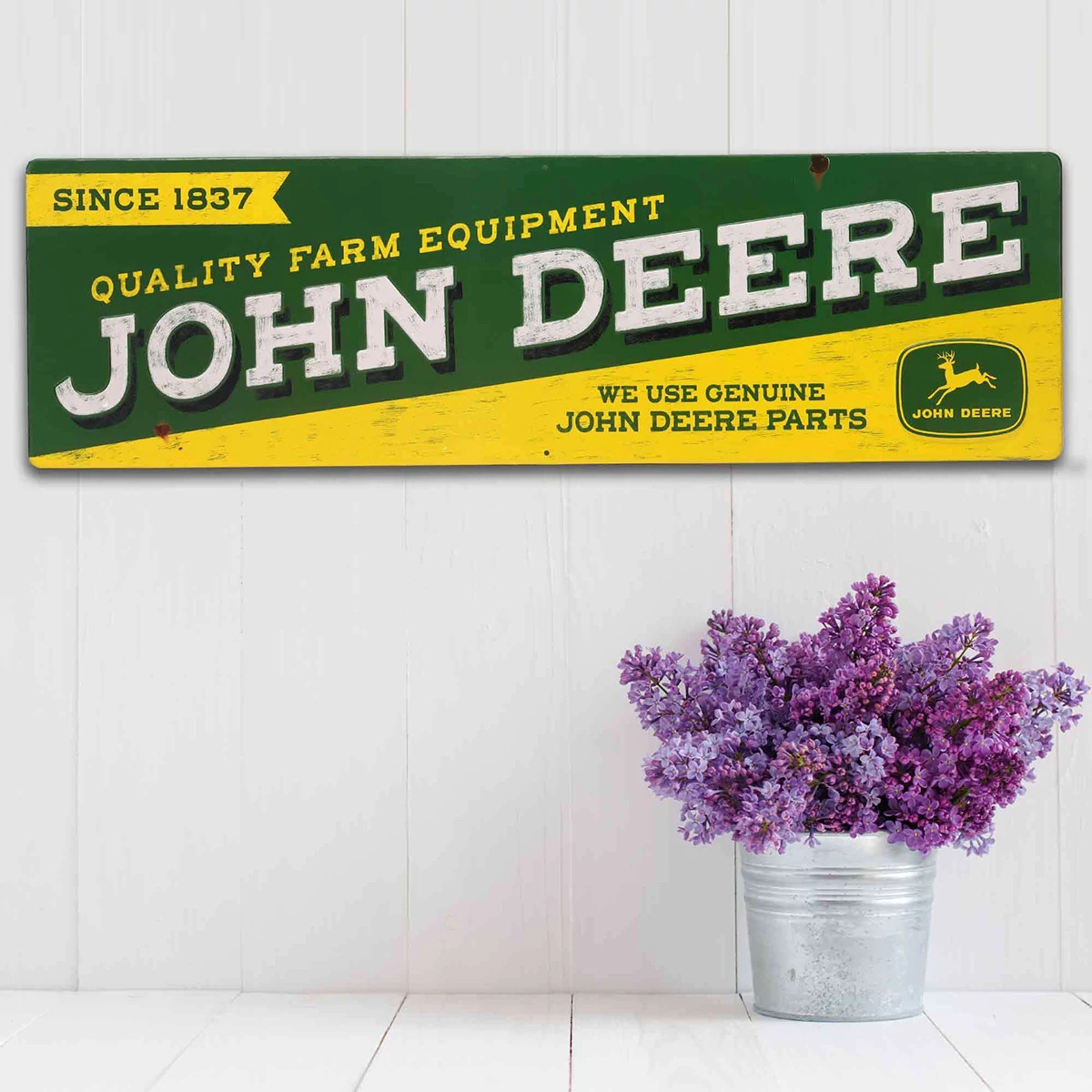 John Deere Since 1837 Metal Sign