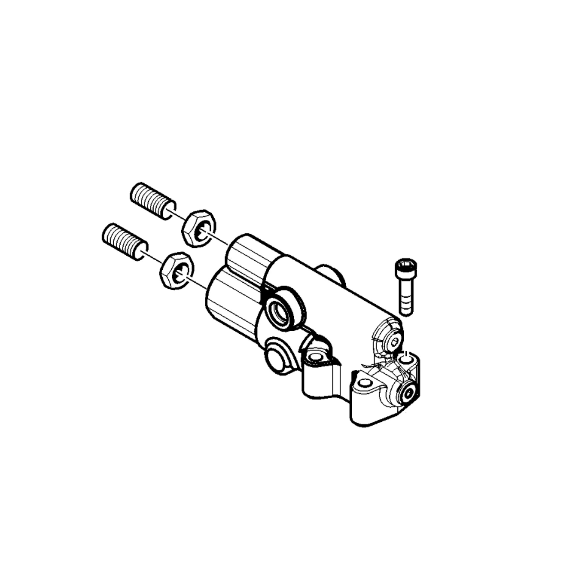 John Deere Pump Control With Valve Kit with Bolts And Seal - AN404190