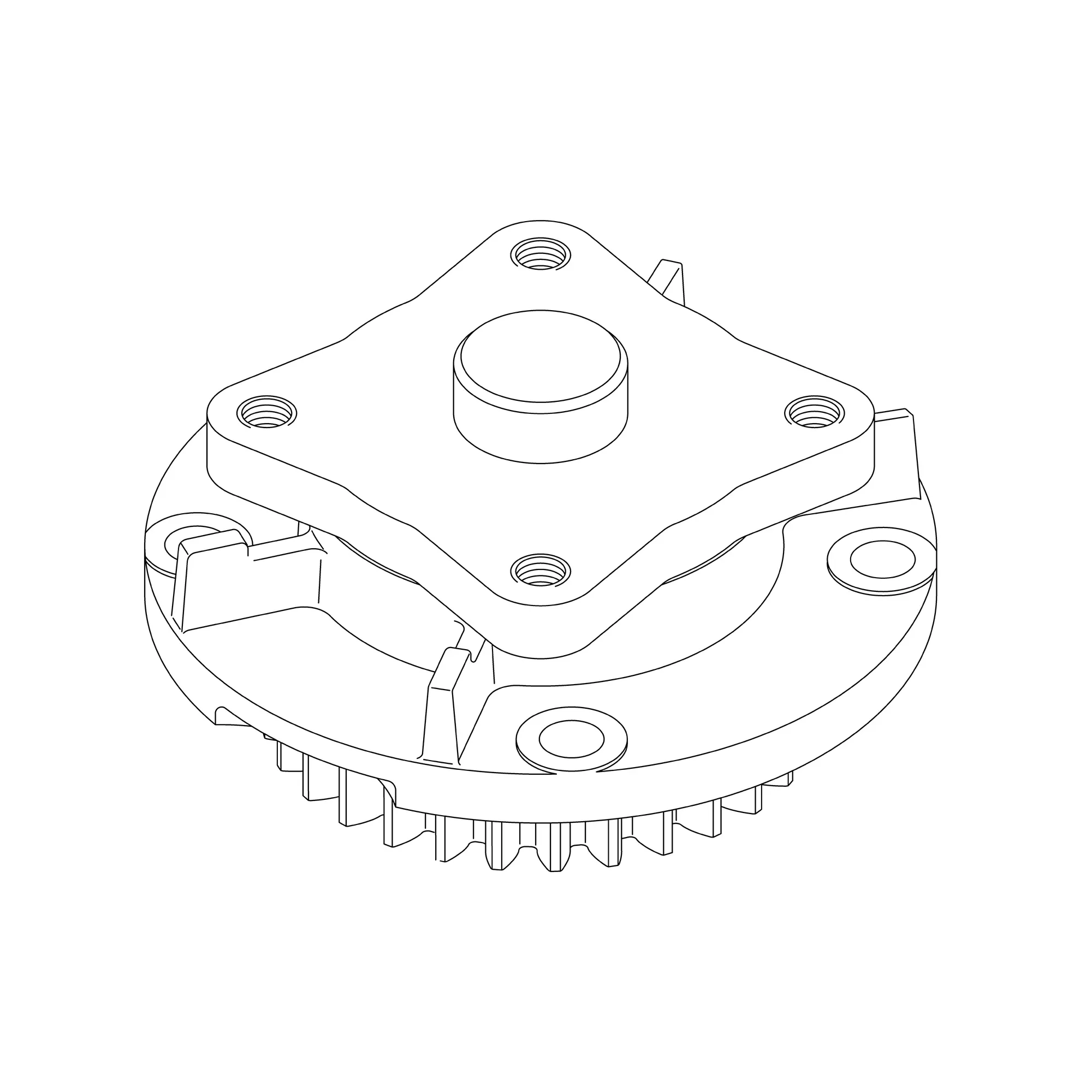 John Deere Complete Disk Bearing Housing - DC49300