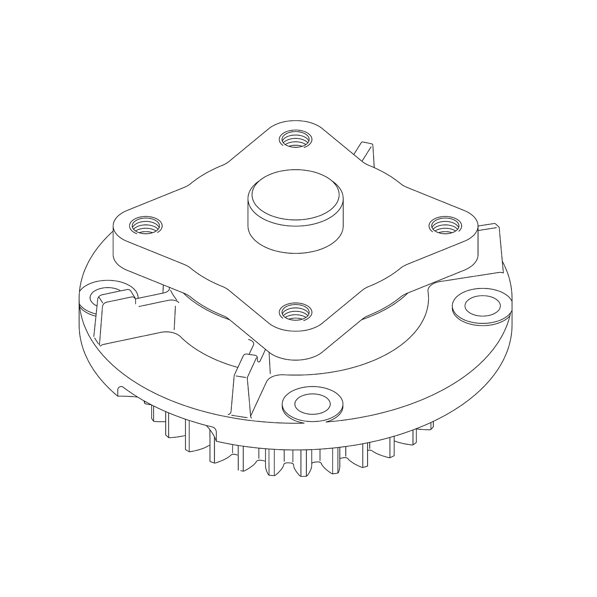 Housing, Complete Disk Bearing