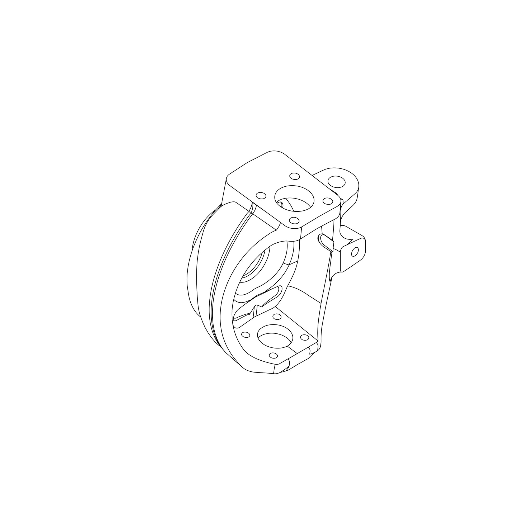 John Deere LH Swivel Housing - ER635311