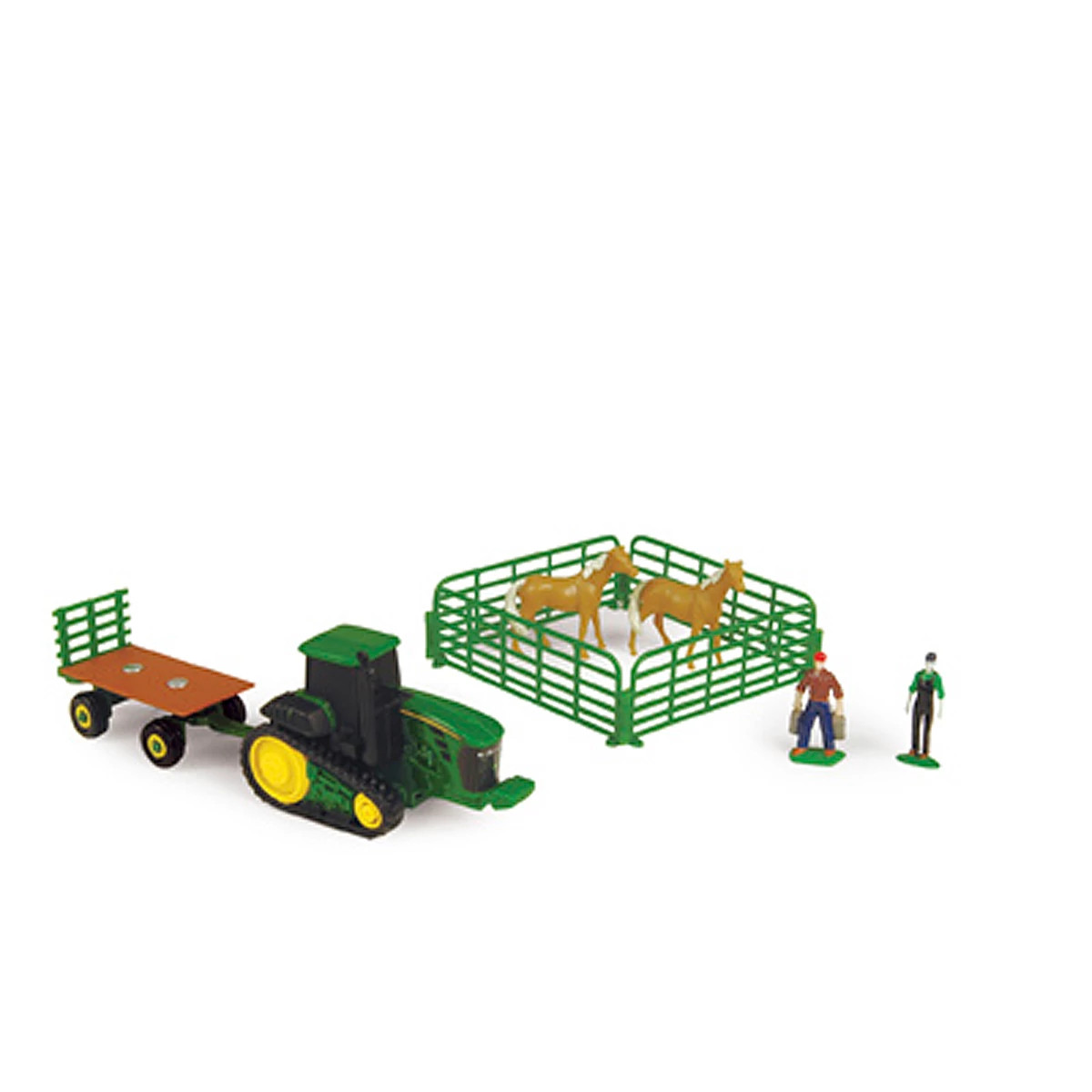 "Farm Set with Hay Wagon & Light Horses"