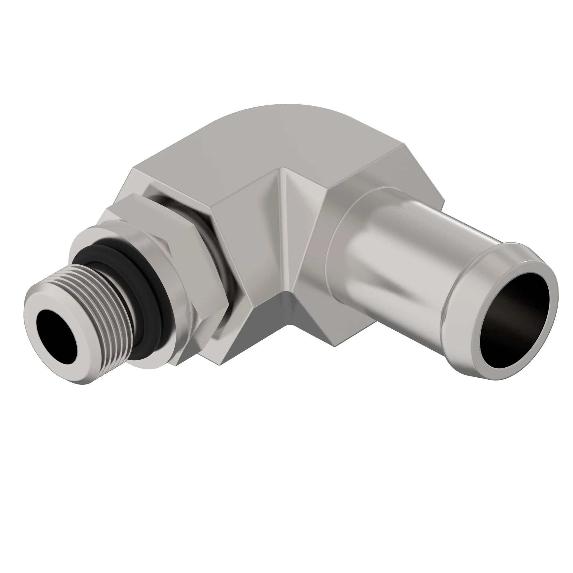 ELBOW FITTING, BEADED HOSE - METRIC