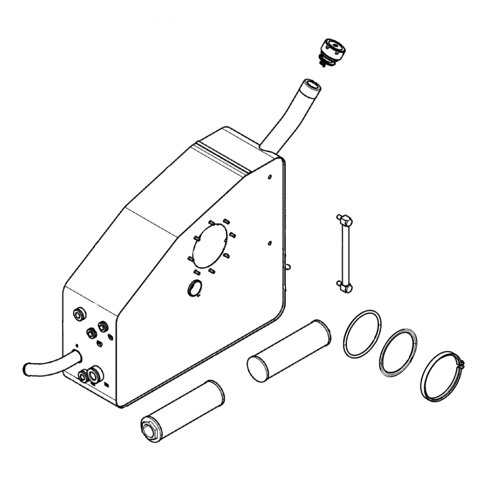 John Deere Hydrostatic Oil Reservoir - AKK42008