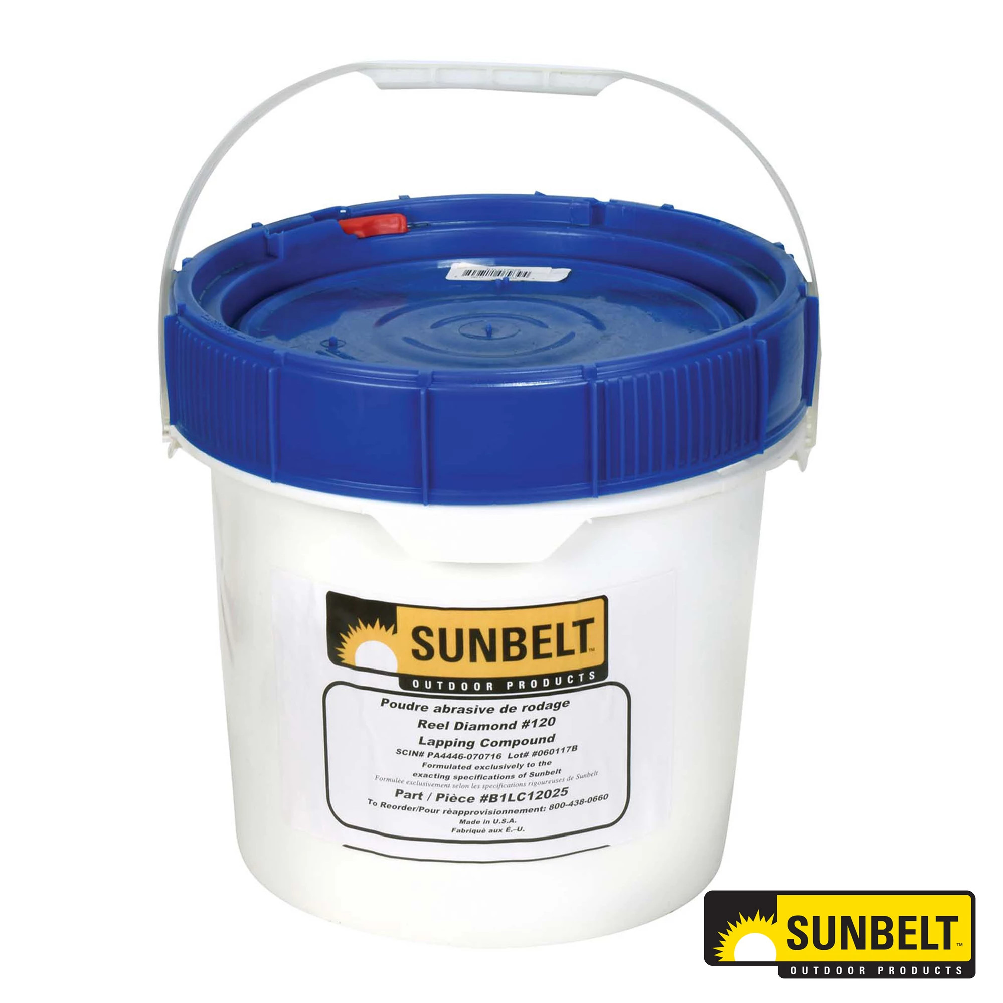 Sunbelt Reel Diamond Back Lapping Compound, 120 grit (25 lb) - A-B1LC12025
