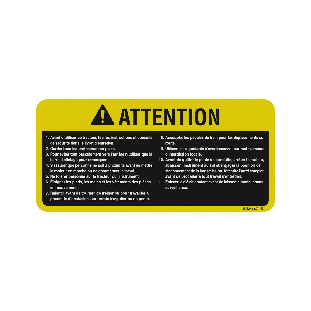 Label, Caution, French, Text, Oos