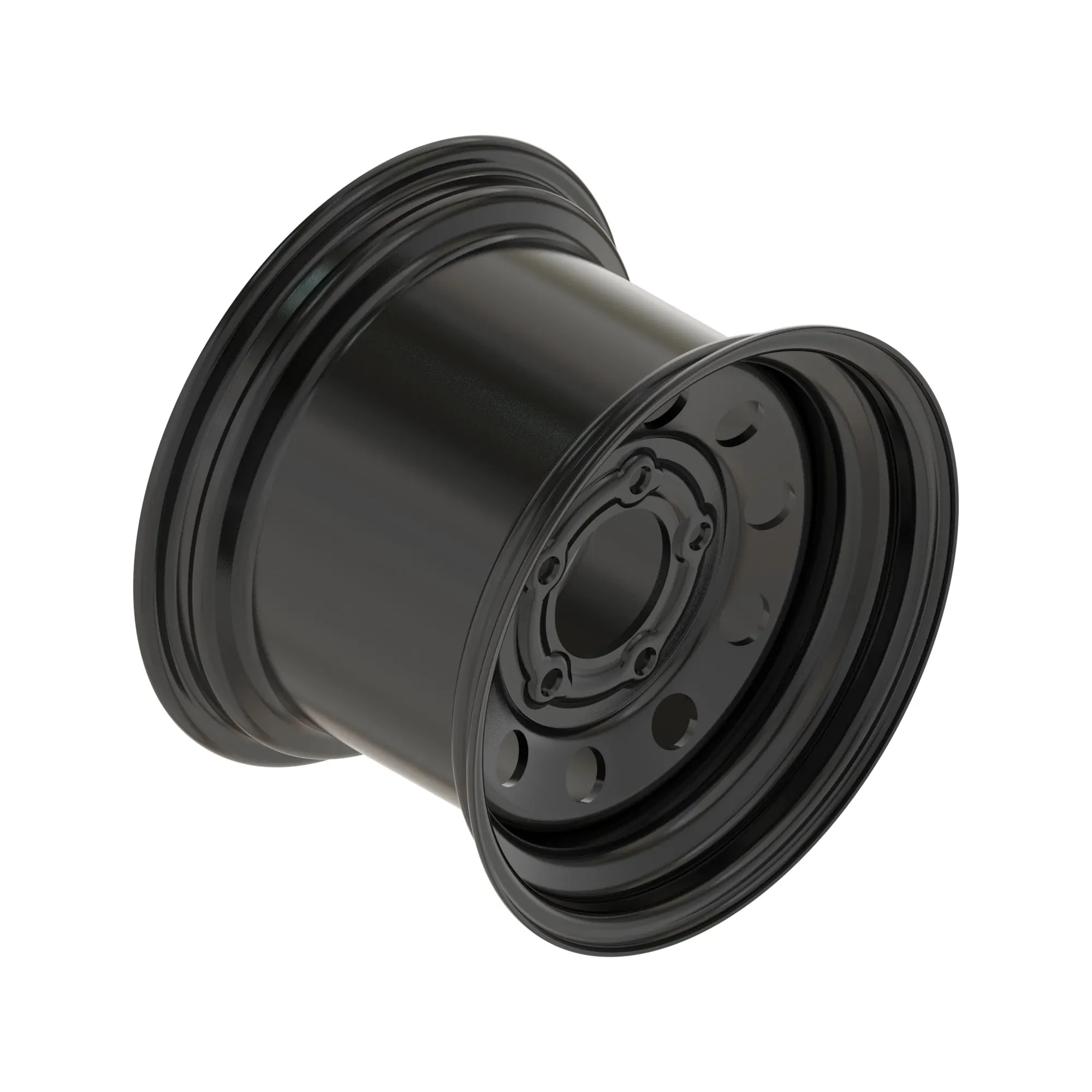 WHEEL, 12X8.5 O-WINDOW (BLACK)