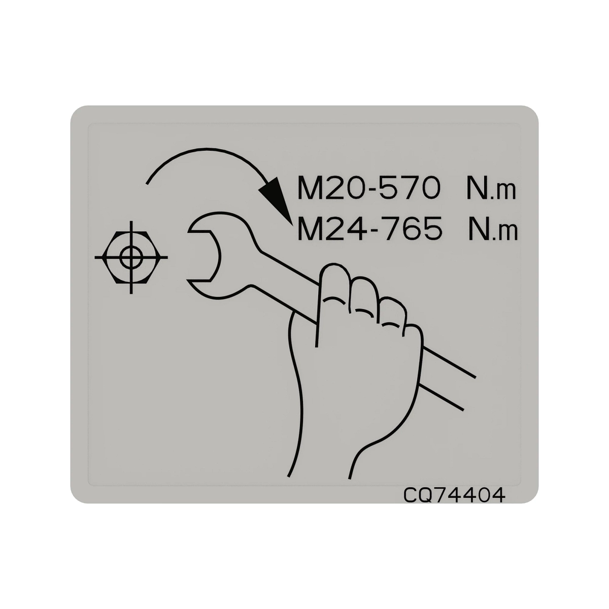 John Deere Label - CQ74404