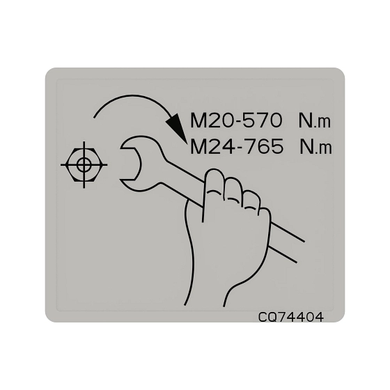 John Deere Label - CQ74404
