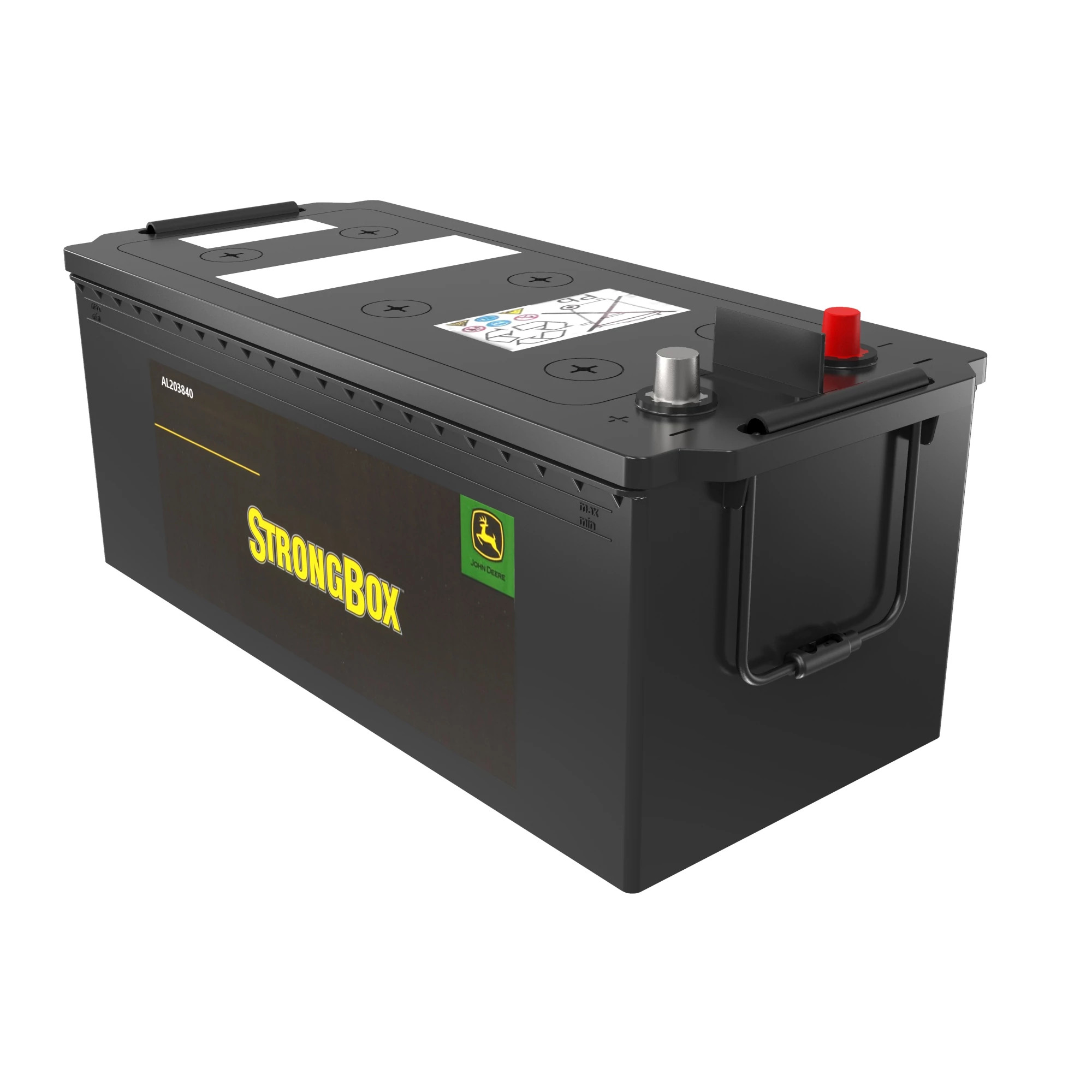 John Deere 12 Volt Battery, Wet Charged, 174 Ah, 1400 CCA, B BCI - AL203840