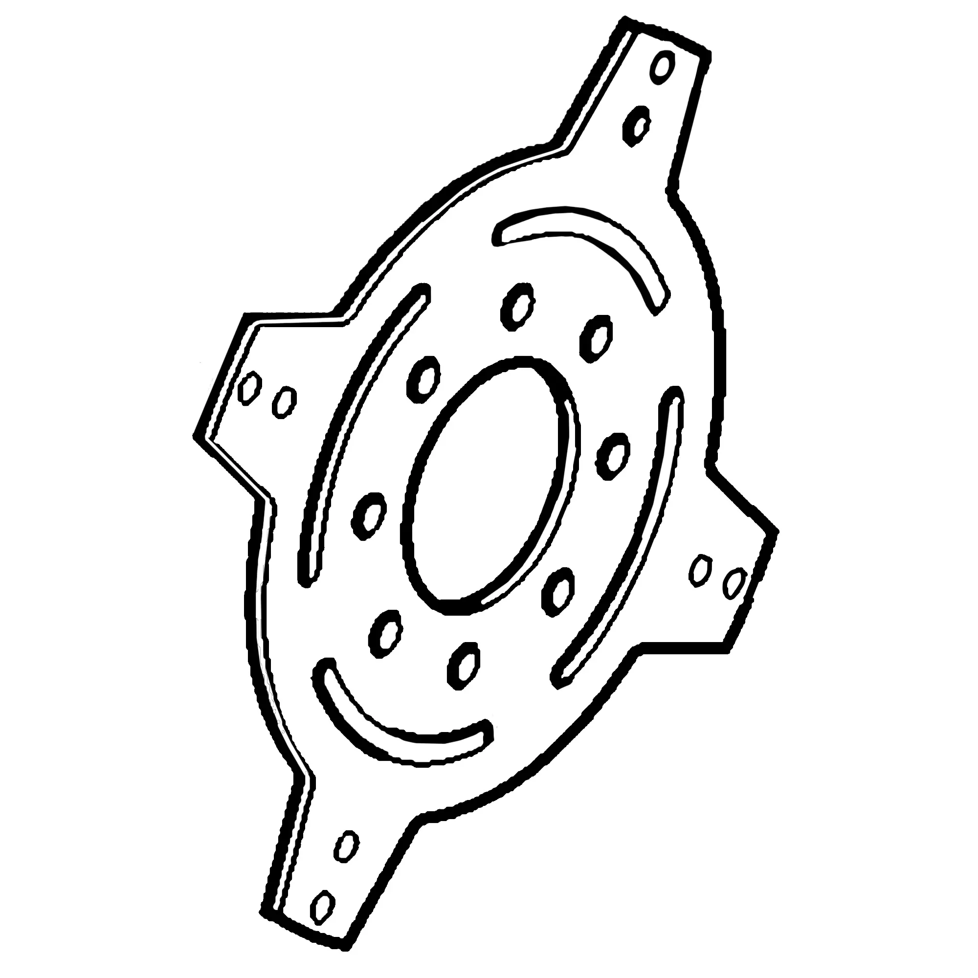 John Deere Feedroll Electromagnetic Clutch Plate - AZ101305