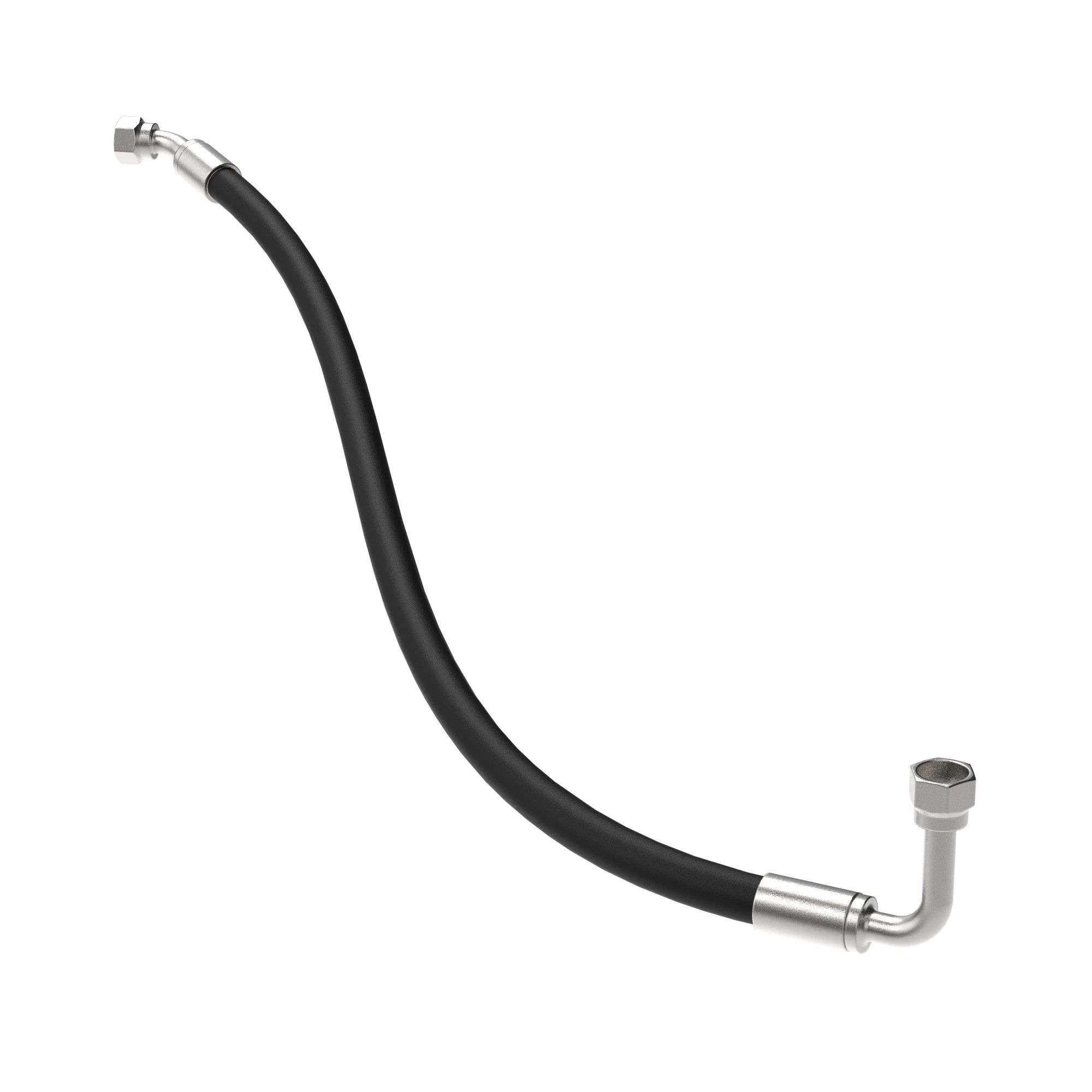 John Deere No Hitch Secondary Brake Supply Hydraulic Hose - RE342410