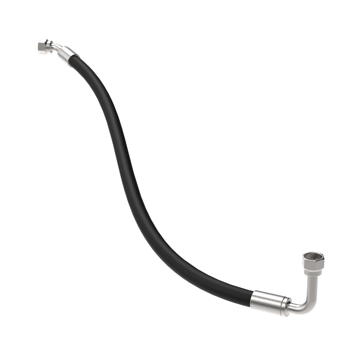 John Deere No Hitch Secondary Brake Supply Hydraulic Hose - RE342410