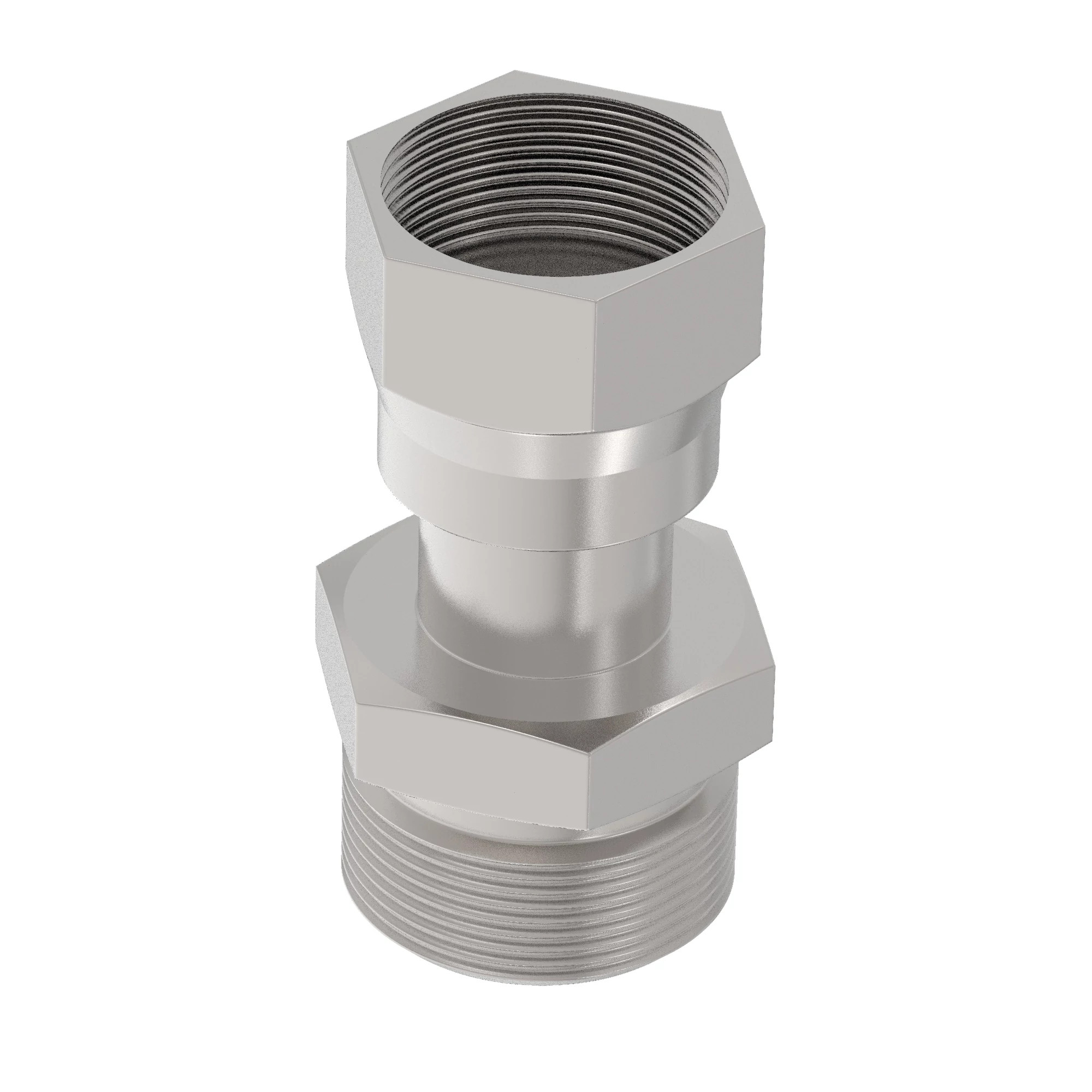 John Deere Straight Swivel Tube Adapter Fitting - T228958