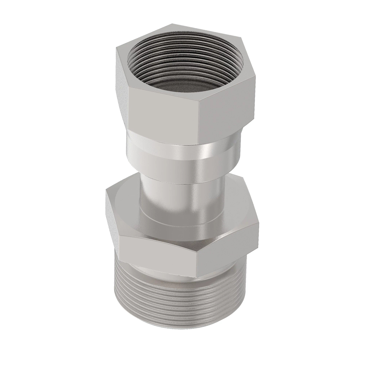 John Deere Straight Swivel Tube Adapter Fitting - T228958