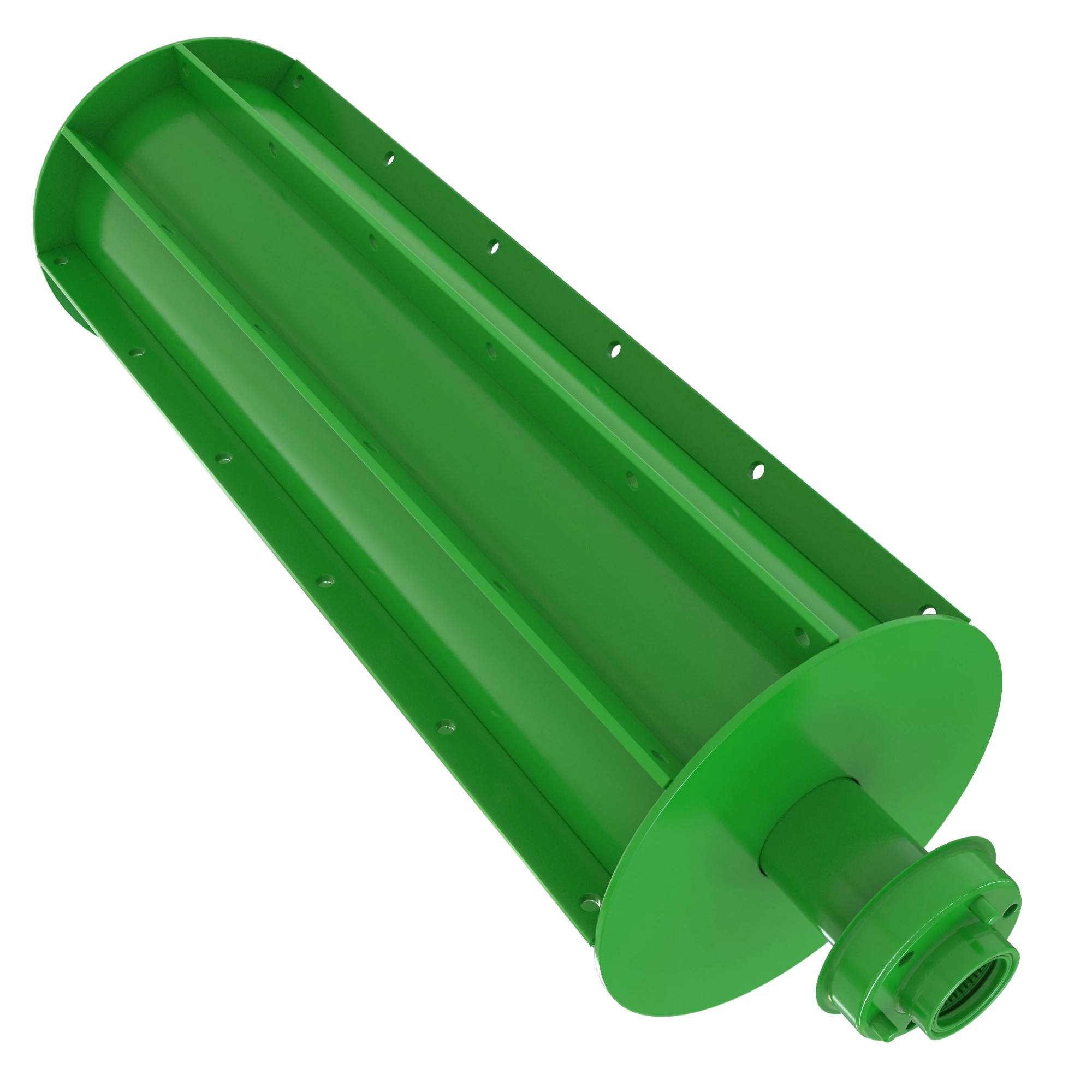 John Deere Upper Front Feed Roll (UFFR) with Replaceable Wear Strips - AZ103444