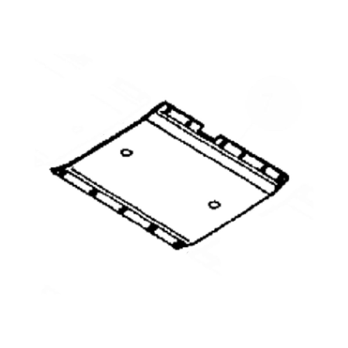 John Deere Poly Skid Shoe Replacement Panel, 16.75 Inch Width X 20.63 Inch Length - H150103