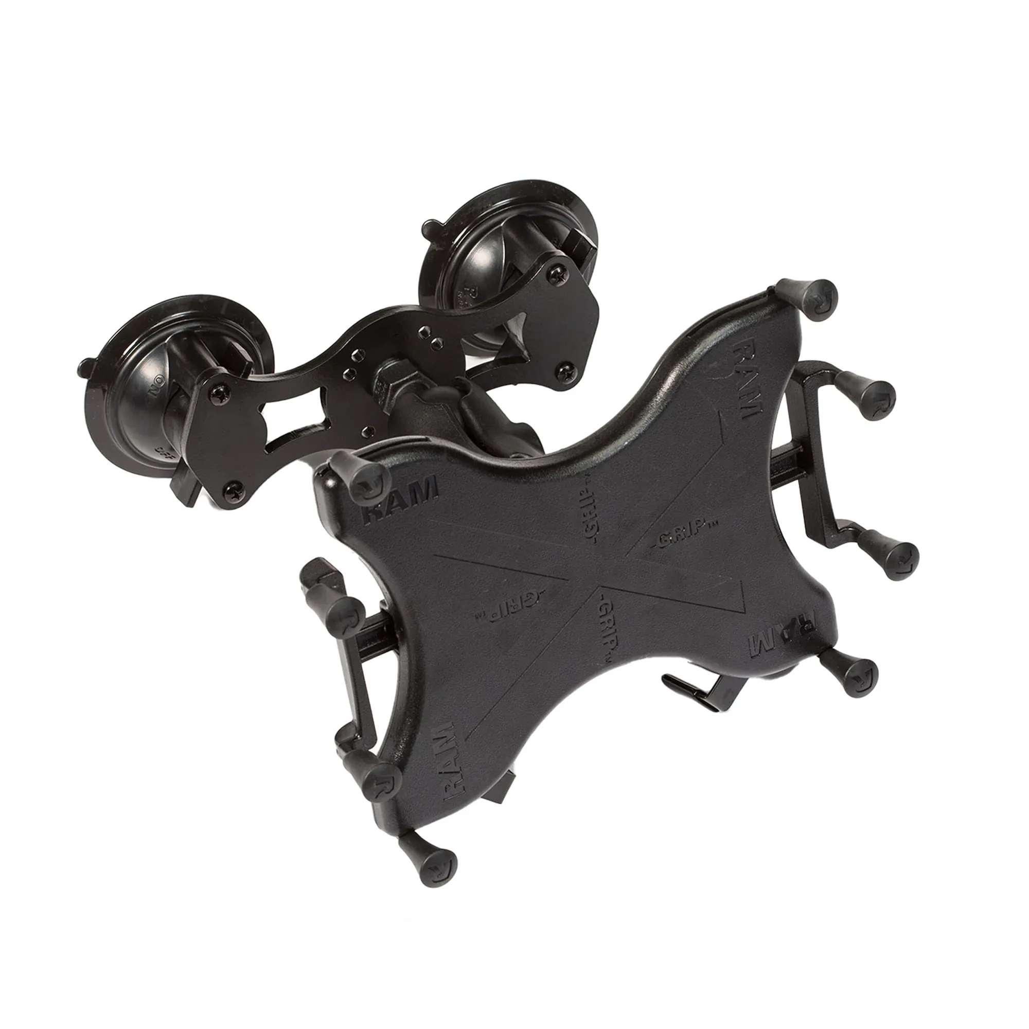 John Deere X-Grip Tablet Holder Attachment, Dual Suction Cup, 7-10 Inches - BXE10607