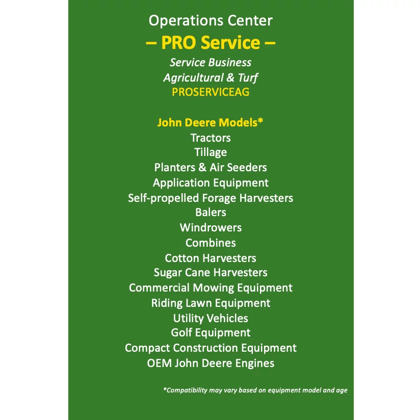 Operations Center PRO Service - Service Business - Agricultural and Turf (Annual License)
