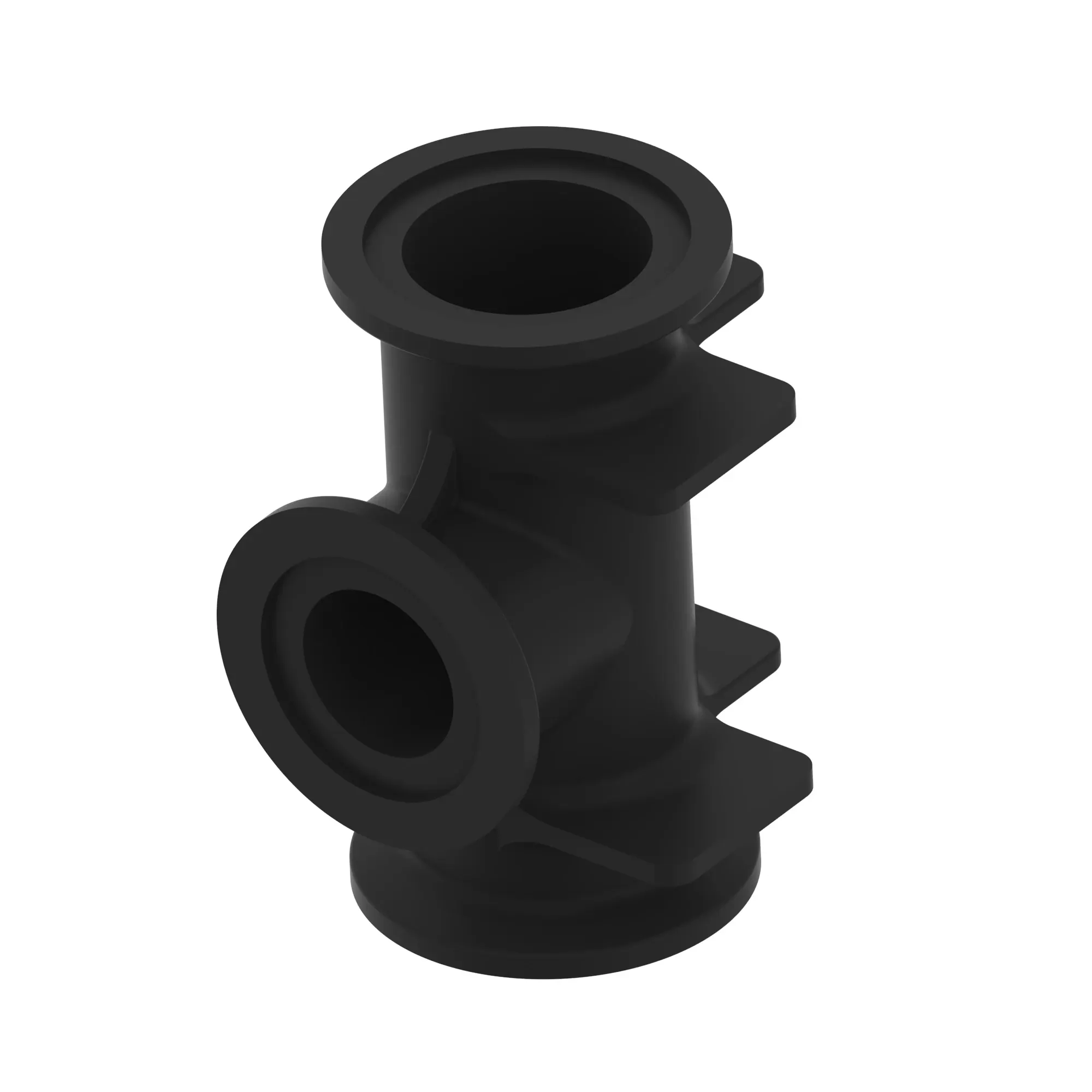 TEE FITTING, 2" FLANGED TEE X 1.5"