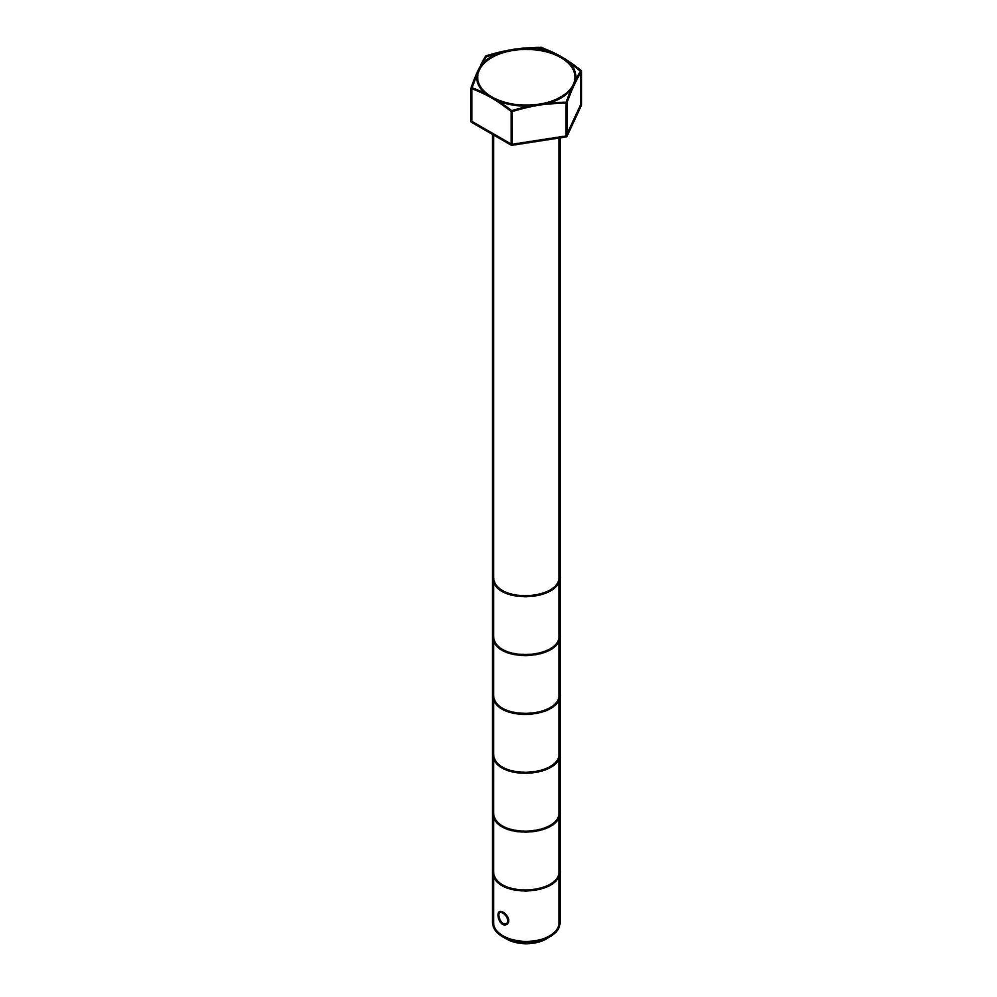 John Deere Cap Screw, M24 X 300 - A48840
