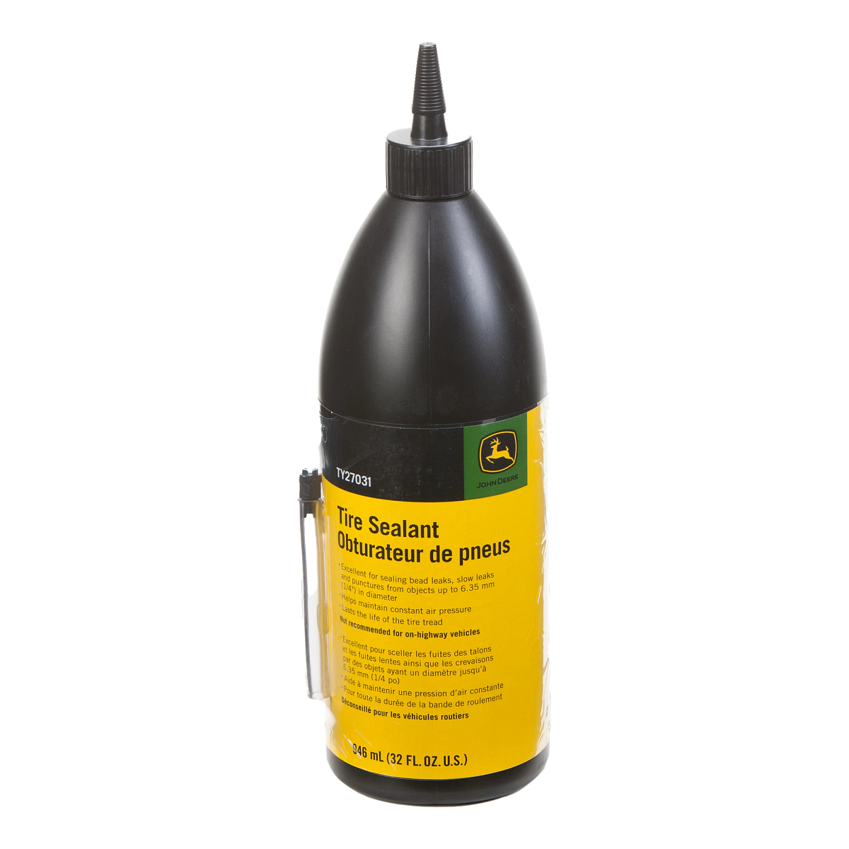 John Deere Tire Sealant, 946 ml (32 Fluid Oz) Bottle - TY27031