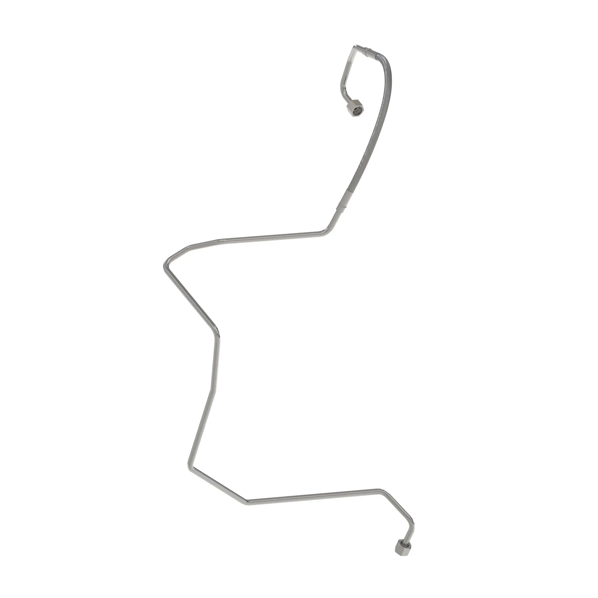 John Deere Turbocharger Oil Supply Line - DZ122973