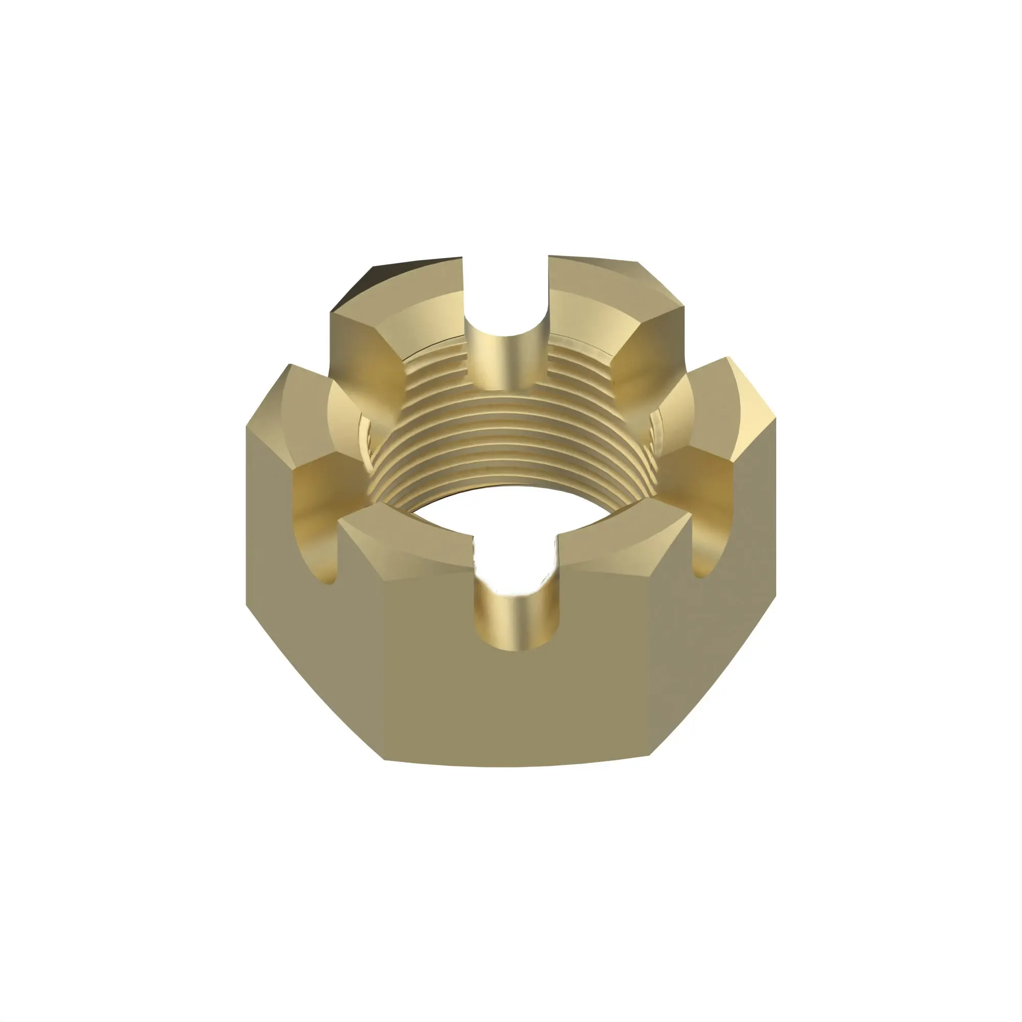 John Deere Hexagonal Slotted Nut, 3/4" - 14H902