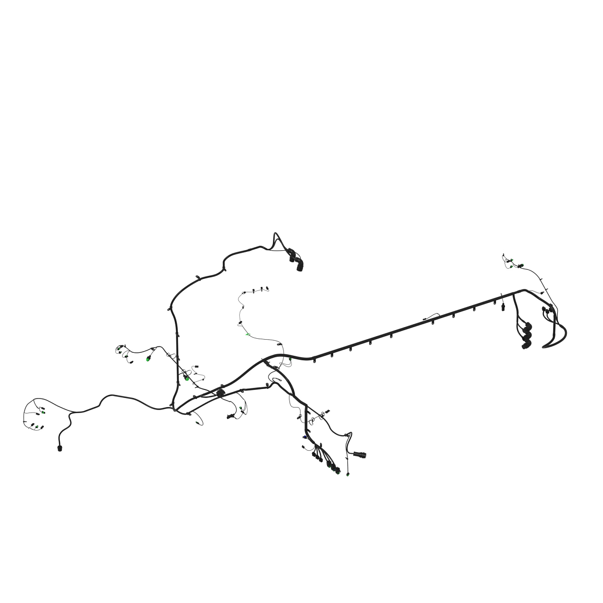 John Deere Left Side Control Unit 1 (LC1) Main Wiring Harness - AXE34175