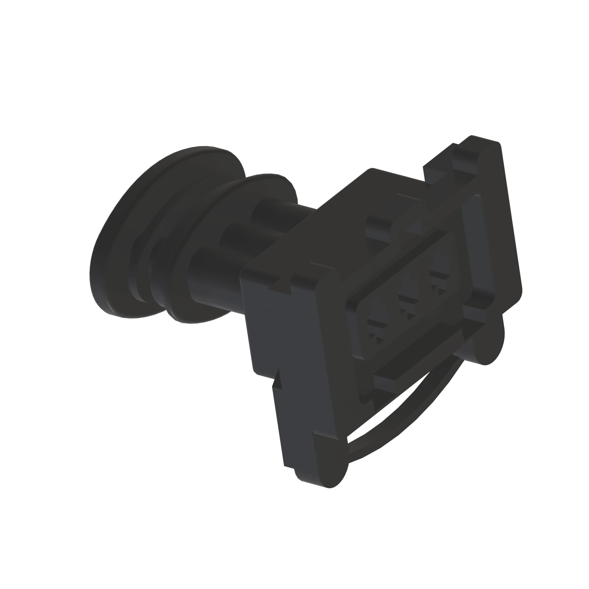 CONN DELPHI 3W FS BLK PLSTC