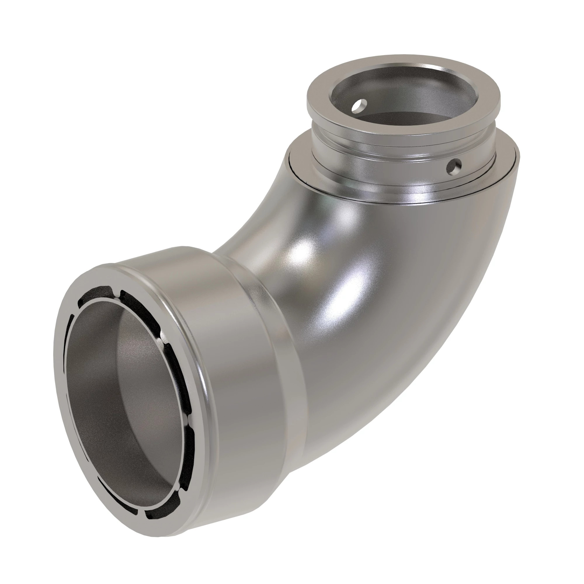 EXHAUST PIPE, WET EXHAUST ELBOW, 6