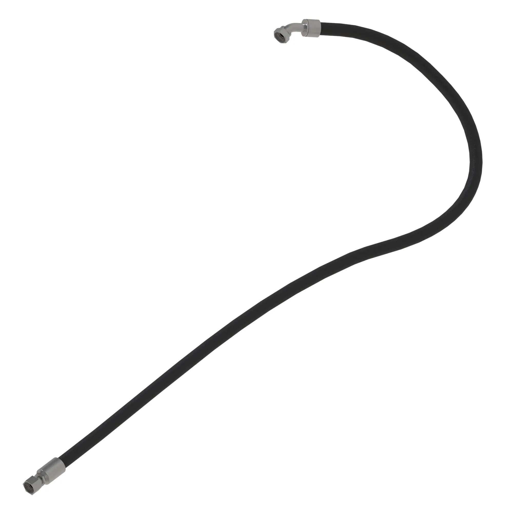 John Deere Main Control Valve to Boom Hydraulic Hose - AT541870