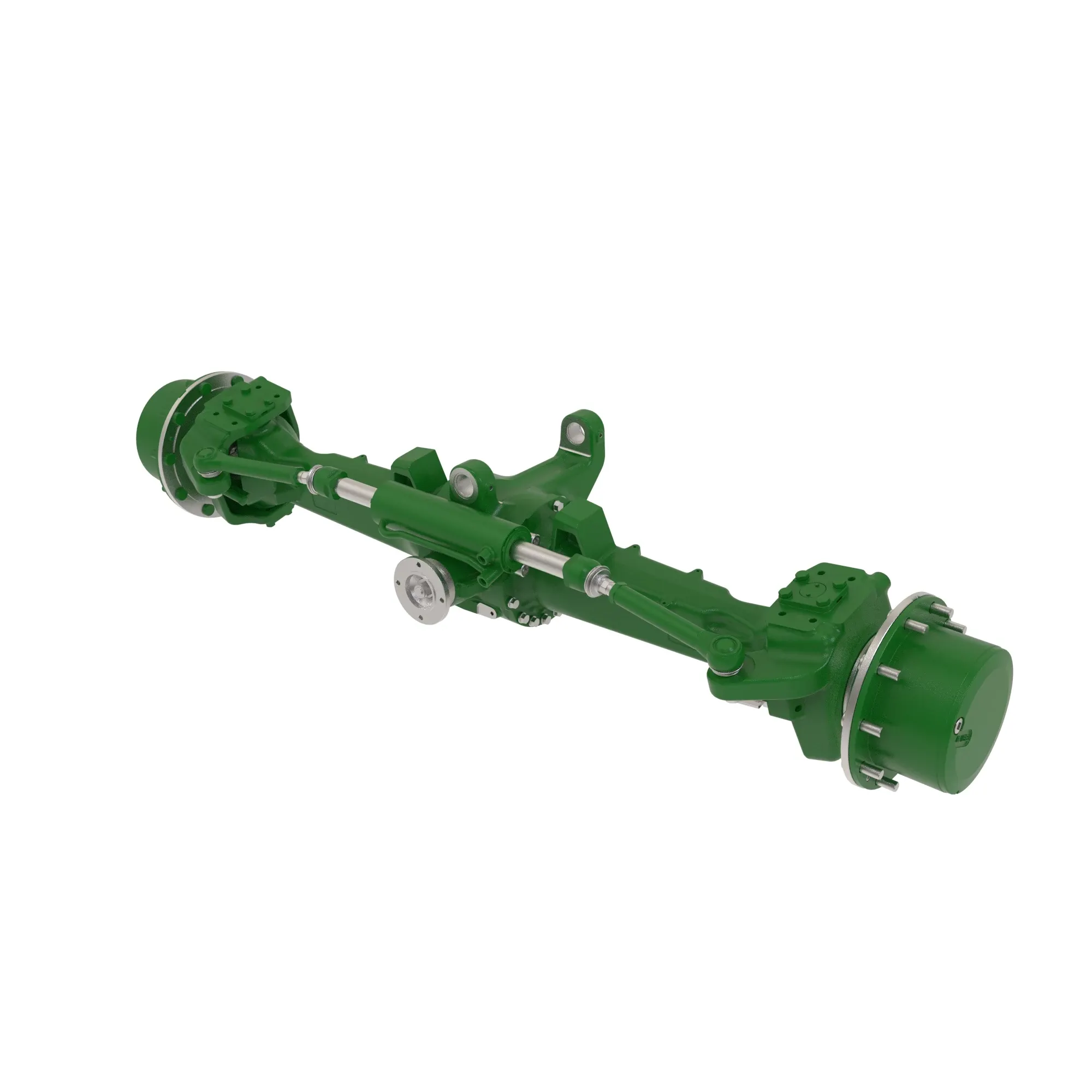 MFWD I=15.692 (DANA 750/10088336), M50LD, King Pin=8, Caster=12, Camber=1, M18 steering cylinder ports