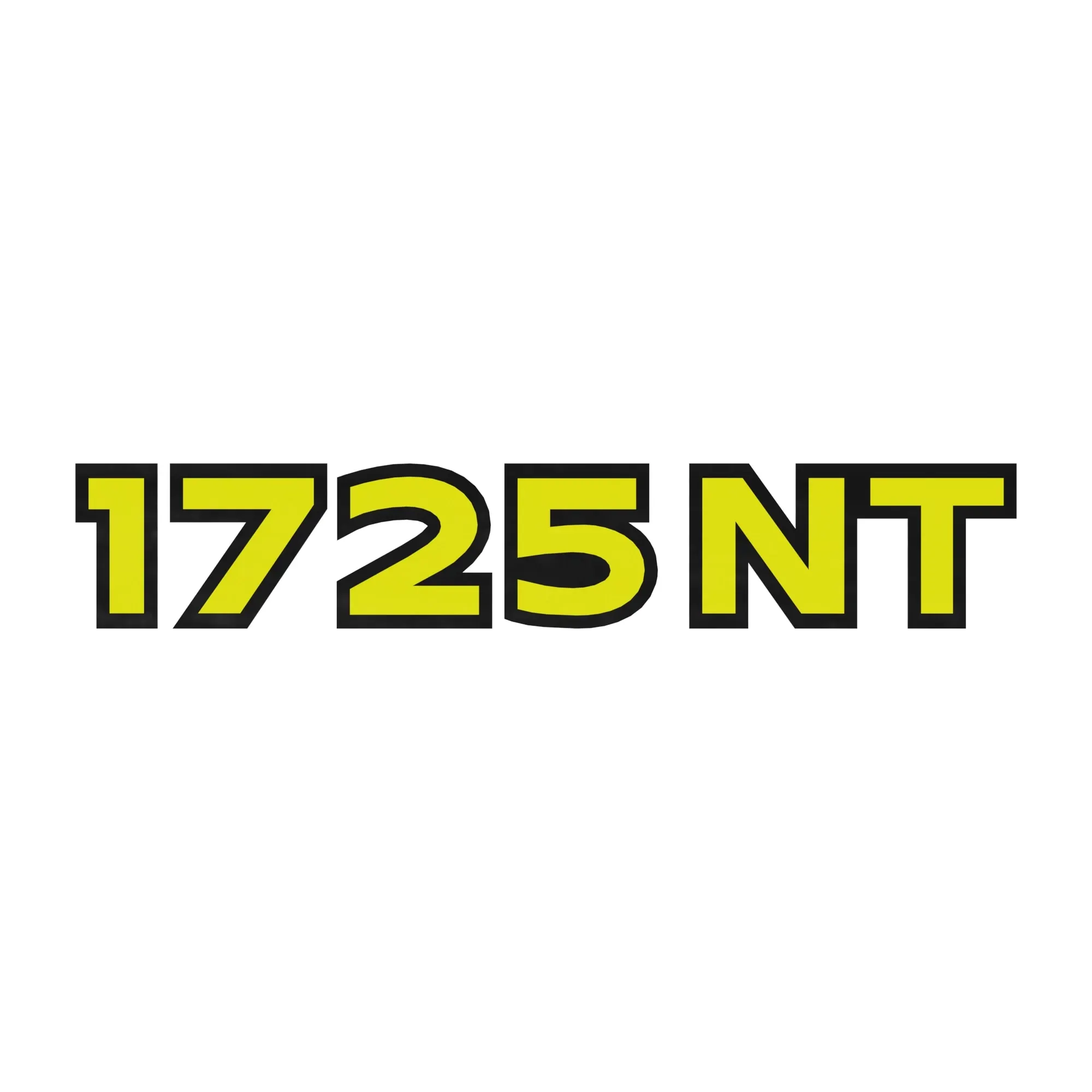 John Deere 1725 Model Number Sign - A106214