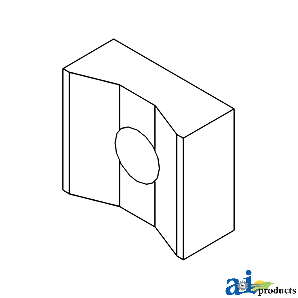 A&I Products 1-Diameter Block Clamp - A-R28024