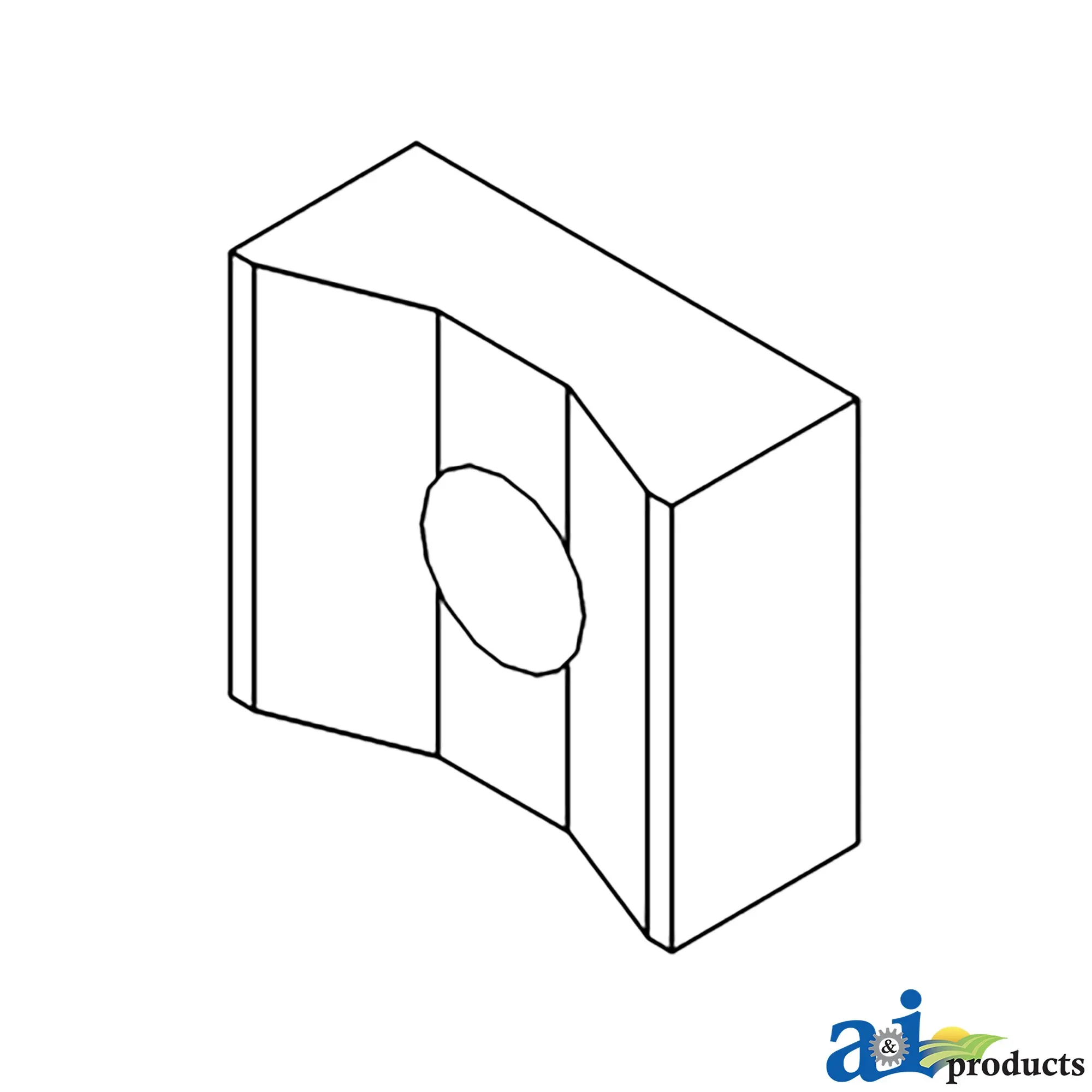 A&I Products 1-Diameter Block Clamp - A-R28024
