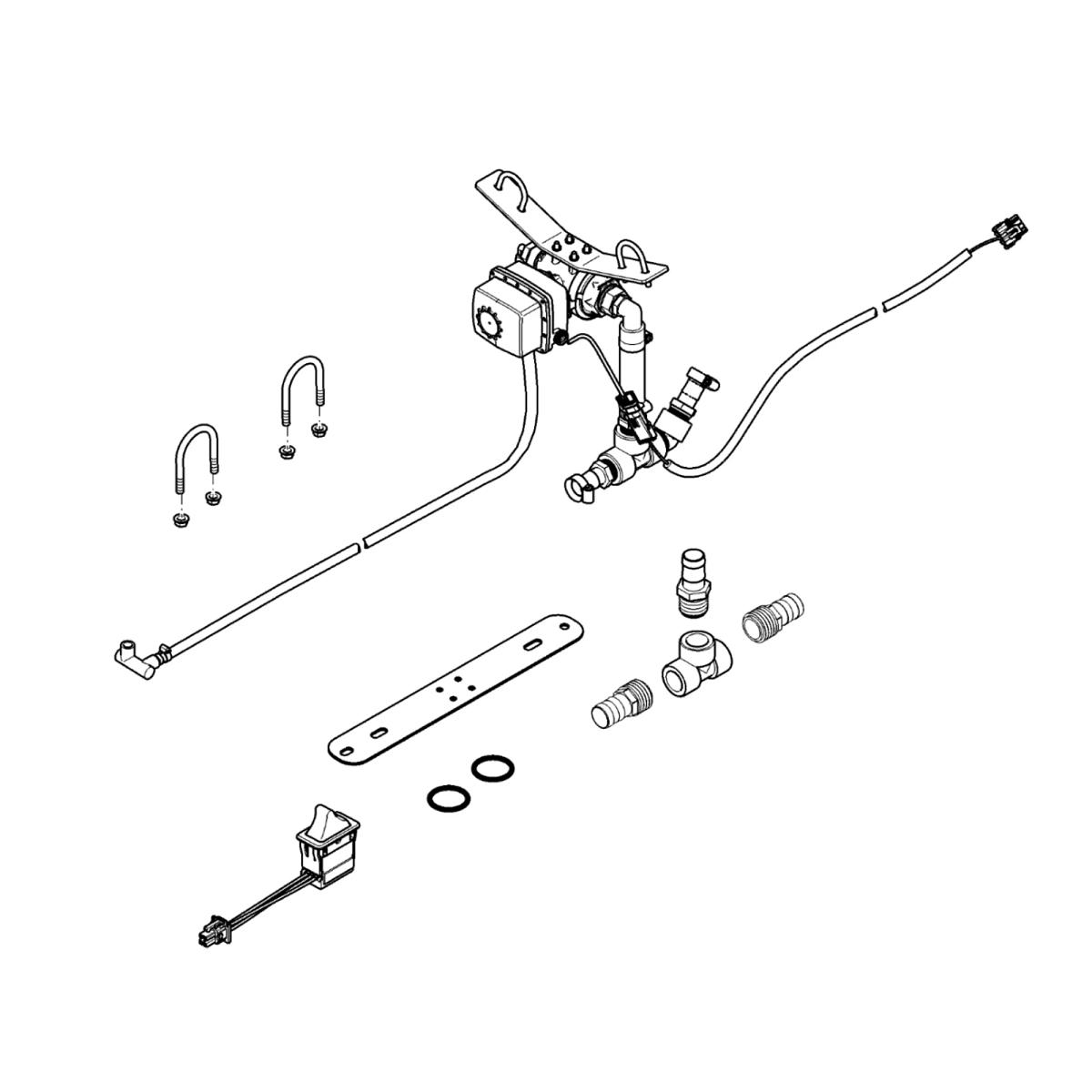 Nozzle Kit, Antares Fence Row Nozzl