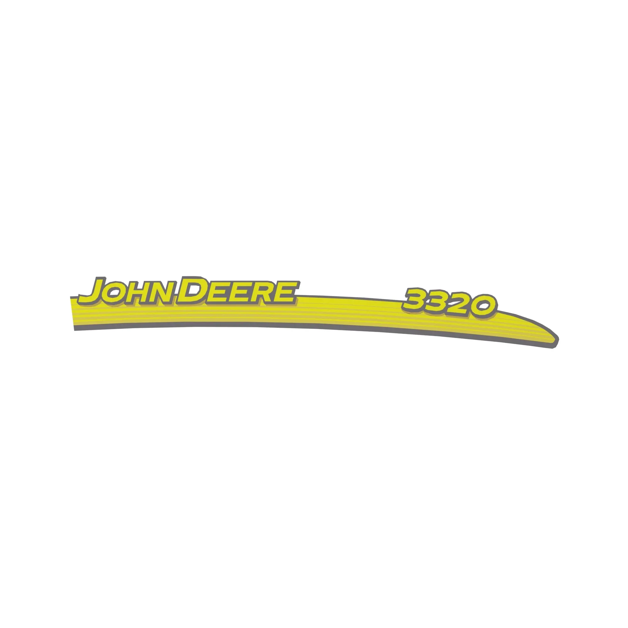 Label, Hood Stripe, RH