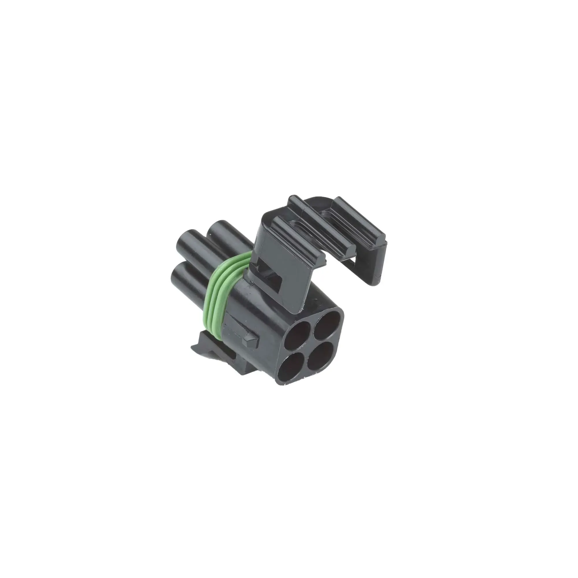 John Deere Black Electrical Connector Assembly, 4 Cavities - RE42193