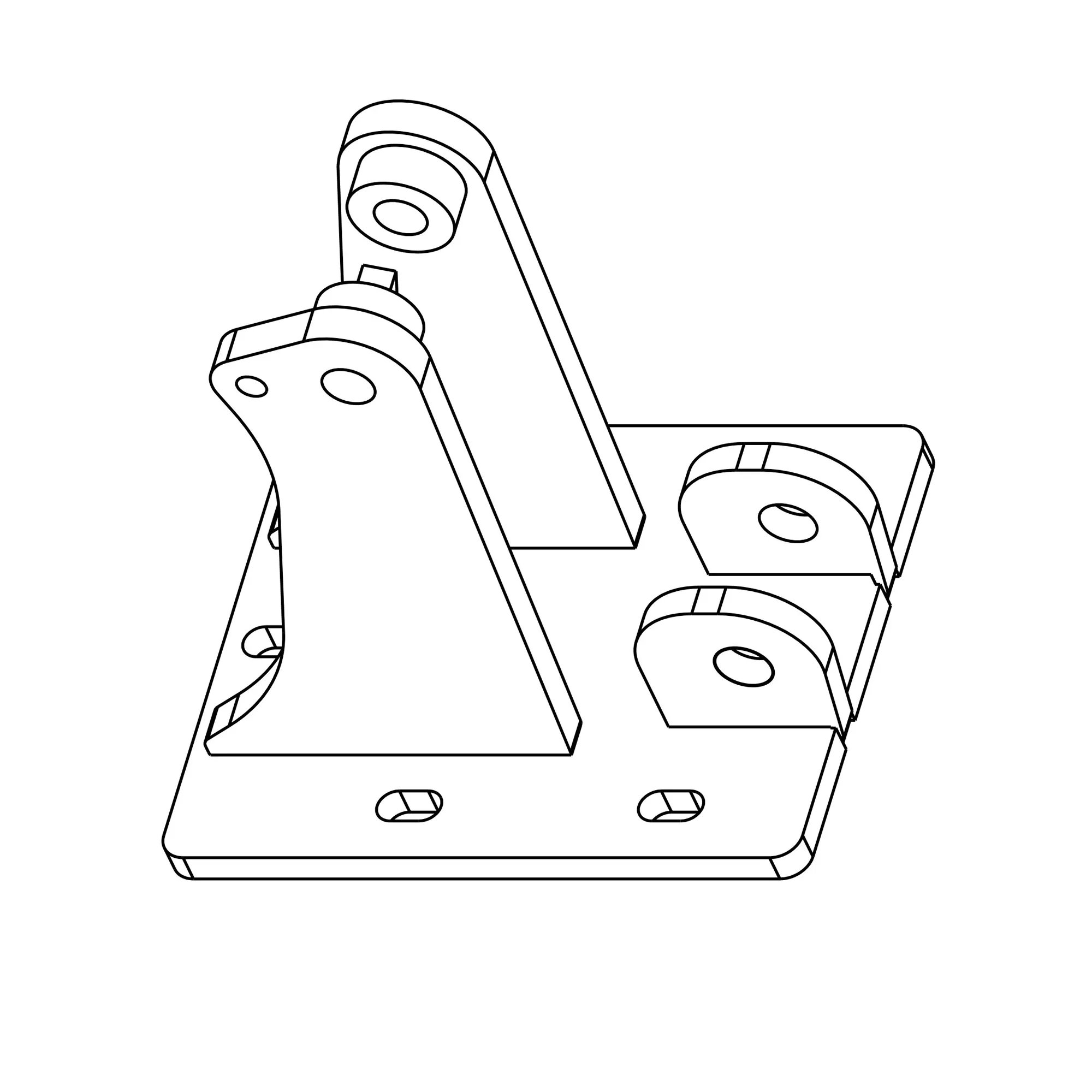 John Deere Rotating Platform Hinge - AT394296