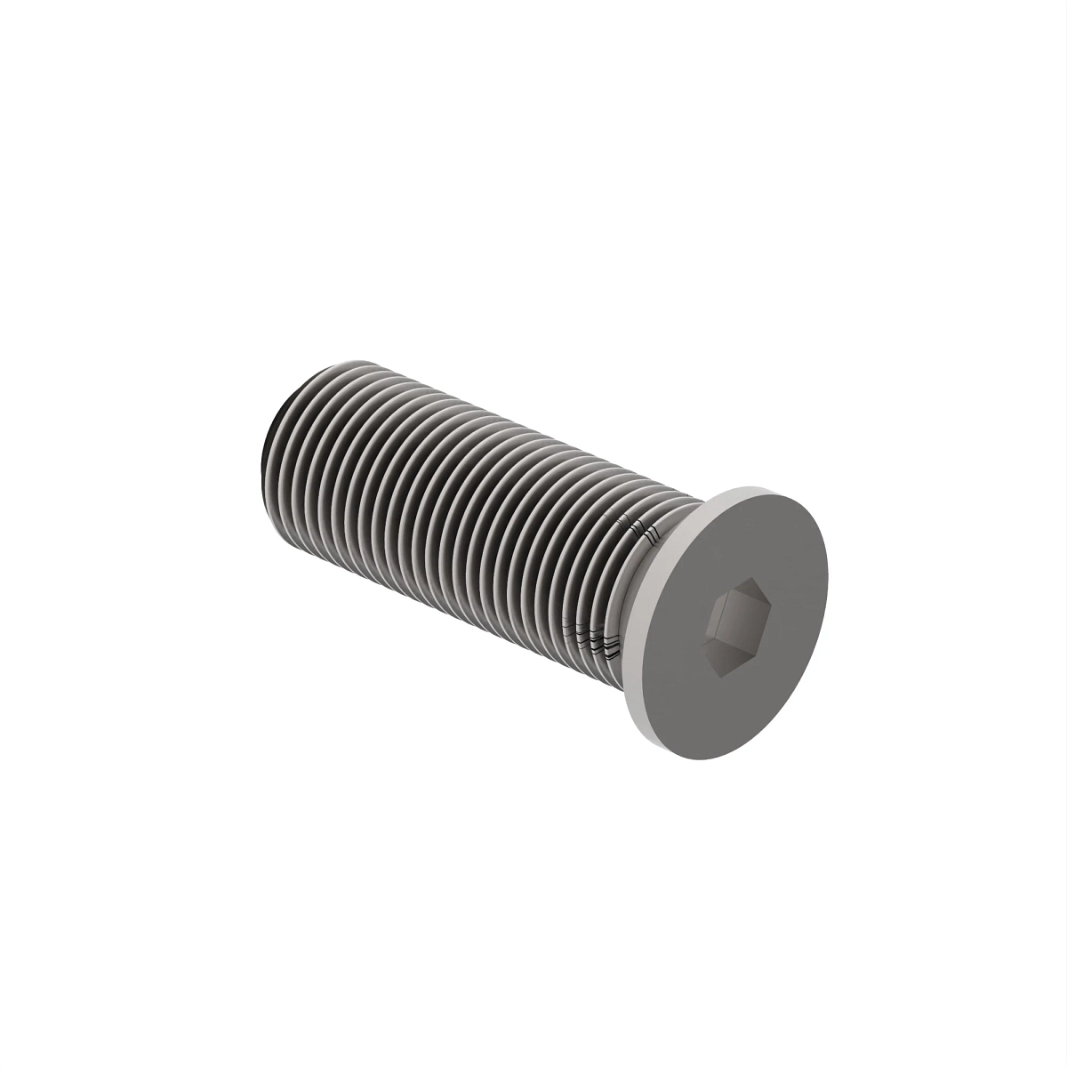 Screw, Hex Flat Ctsk Head, Metric