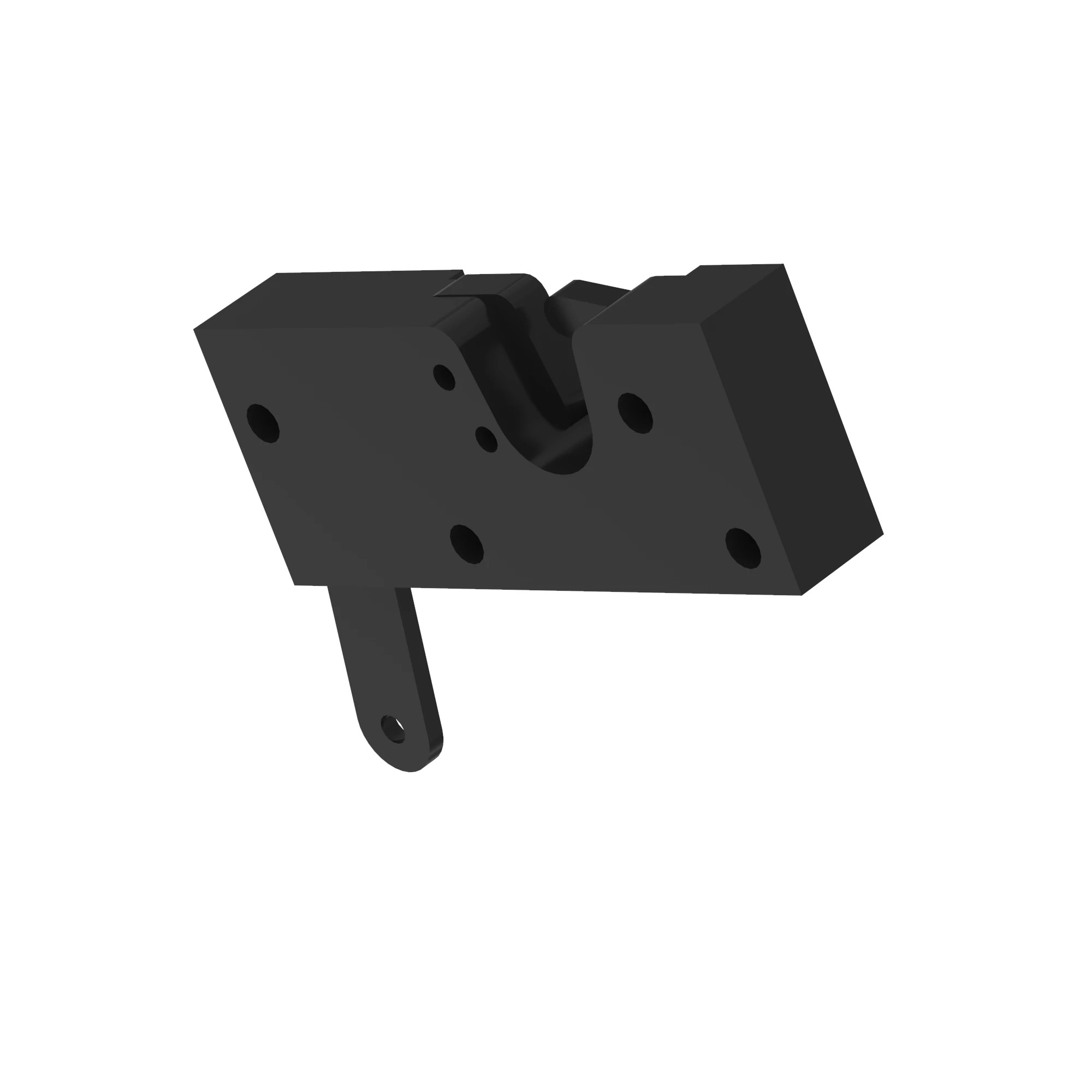 LATCH, ROTARY SINGLE JAW HOLD OPEN,