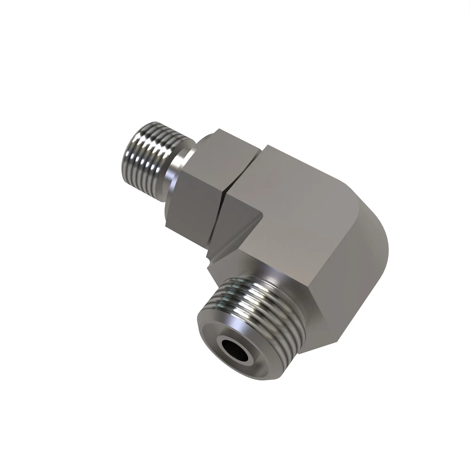 90 DEG ELBOW,O-RING FSF W/MET HEX