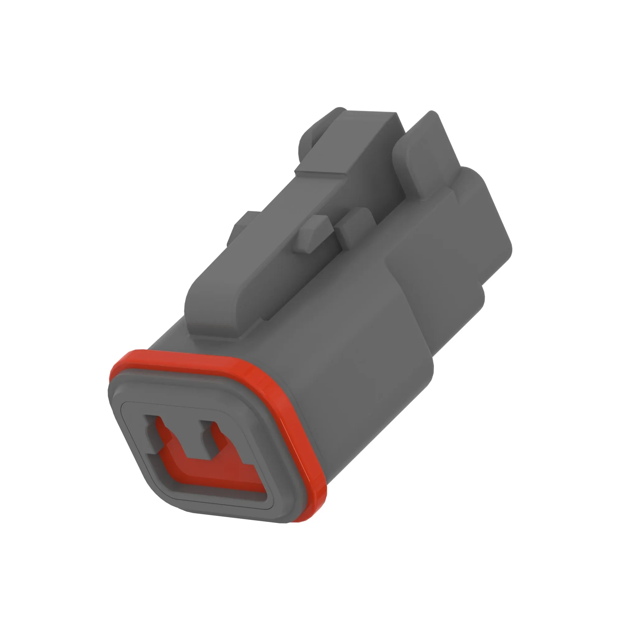 Deutsch Dt 2W M Sld Blk Plstc