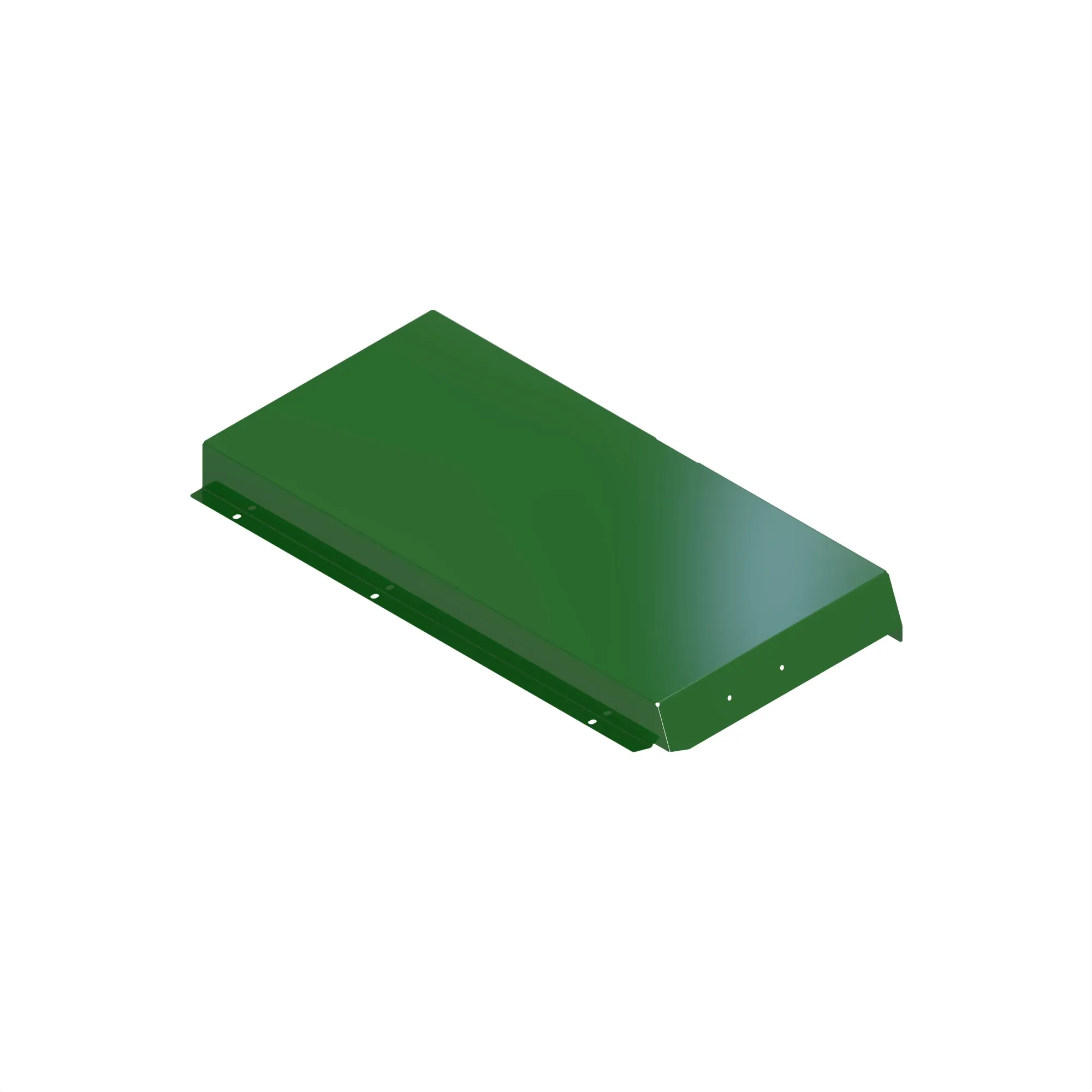 John Deere Wrap Box Shield, with Decal, Left Side - AN374300