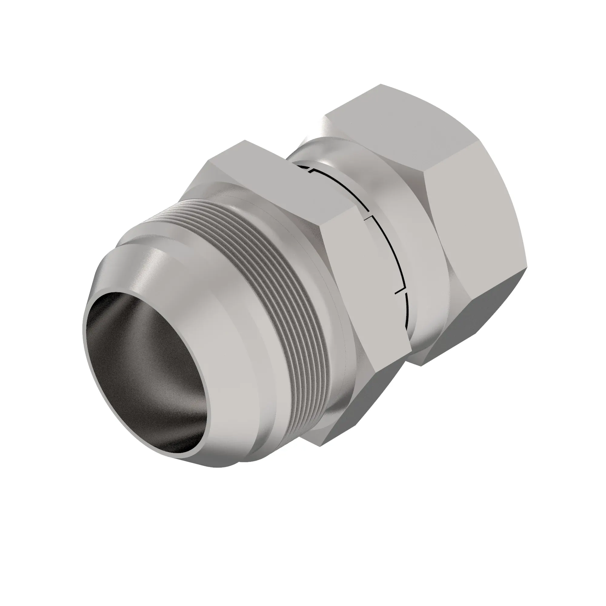 John Deere External to Internal Thread Metric Adapter Fitting - CXT10507