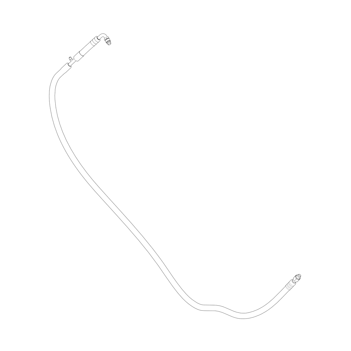 REFRIDGERANT HOSE, CONDENS TO COMPR